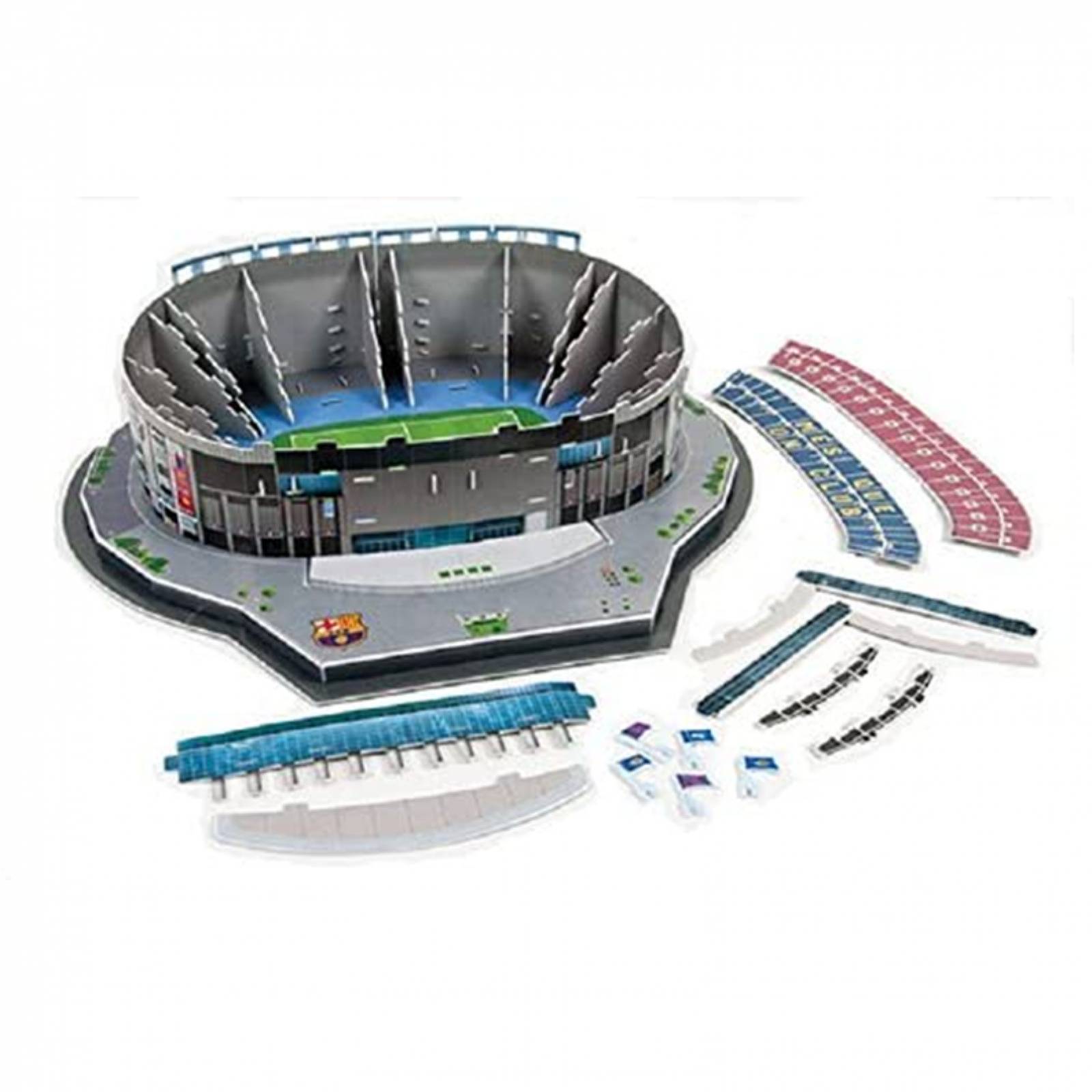 Nanostad - Estadio Camp Nou, Equipo Barcelona. Rompecabezas 3D