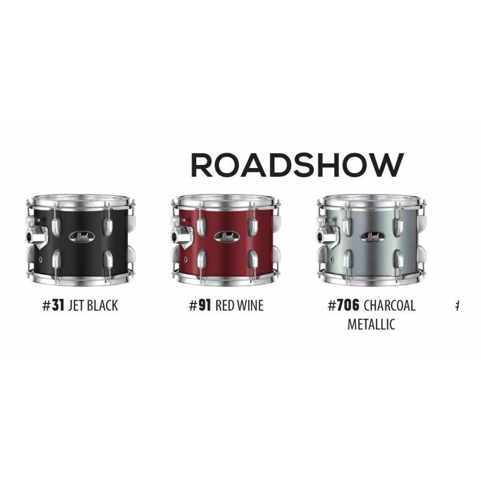 Bateria Roadshow Pearl Con Platillos Banco Baquetas 