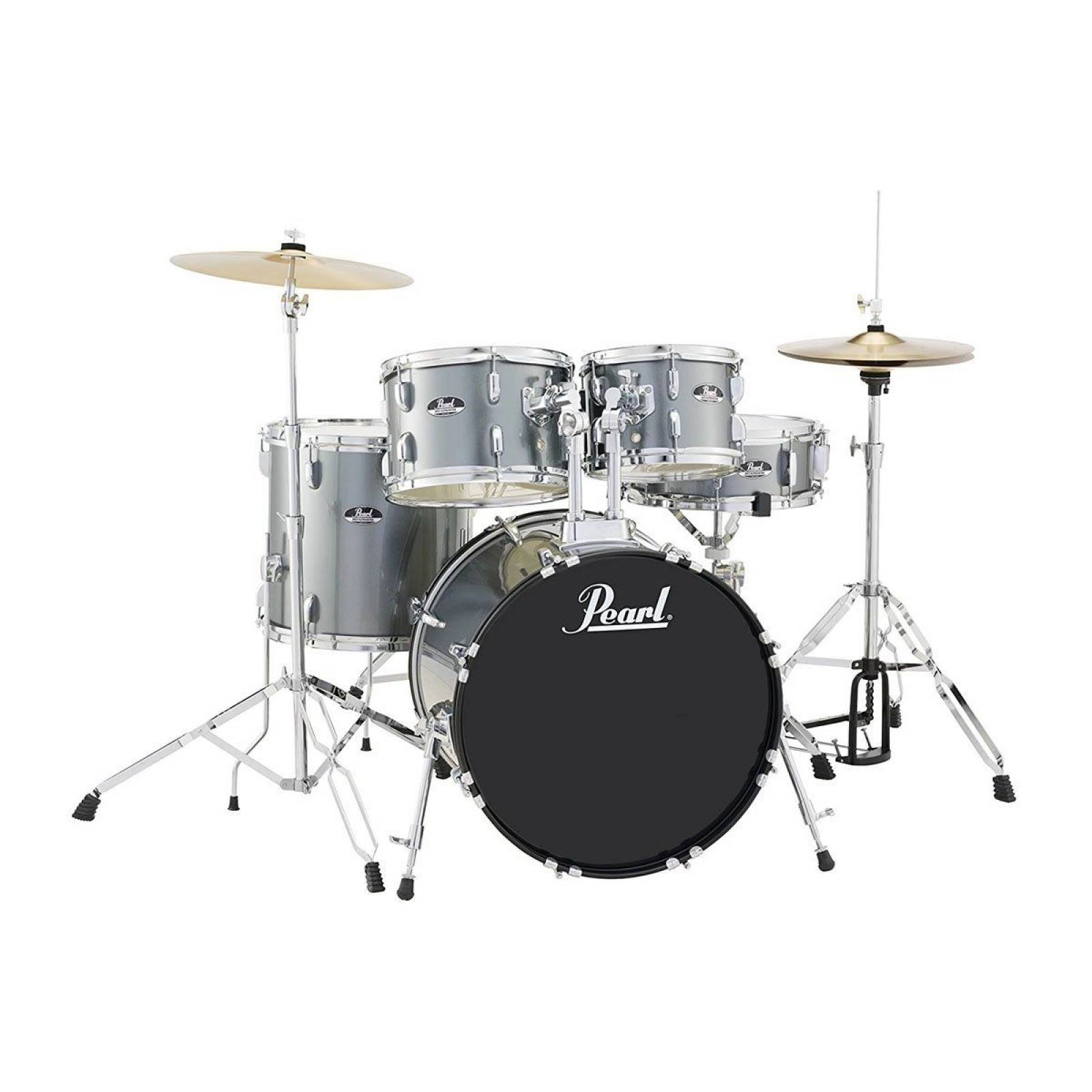 Bateria Roadshow Pearl Con Platillos Banco Baquetas 