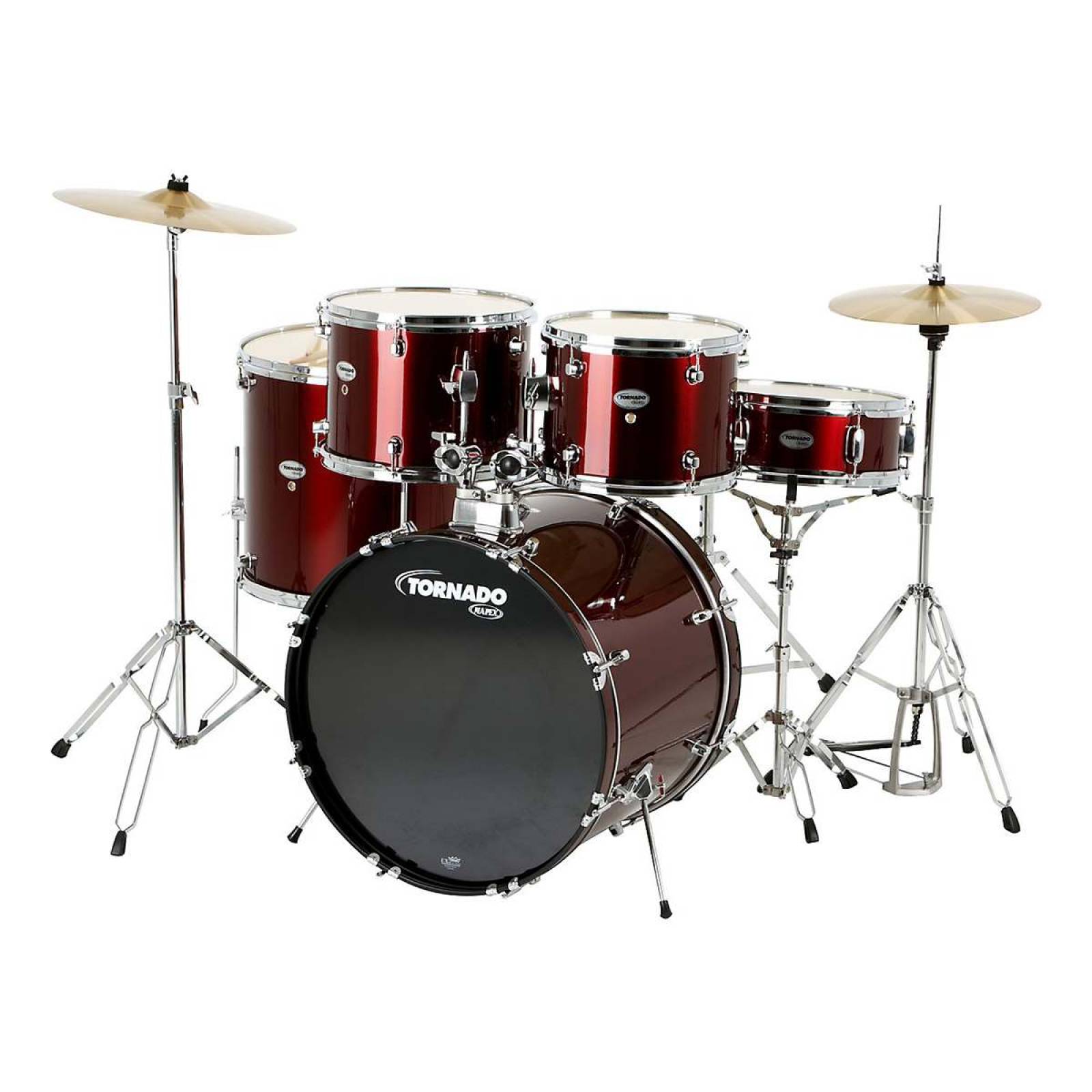 Bateria tornado 5 pzas hardware platillos   TND5254TCDR 