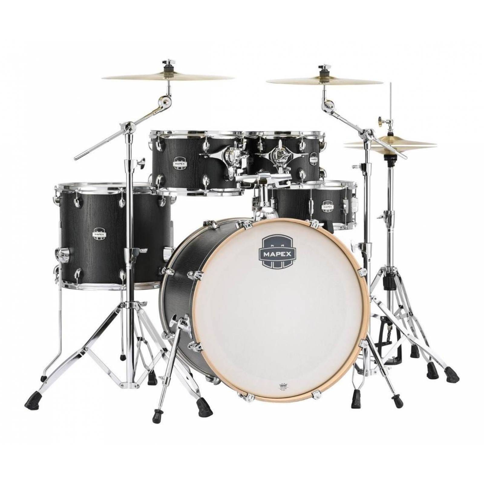 Batería Acustica Mapex Mars 6 Pz Hardware Color Cromo !!