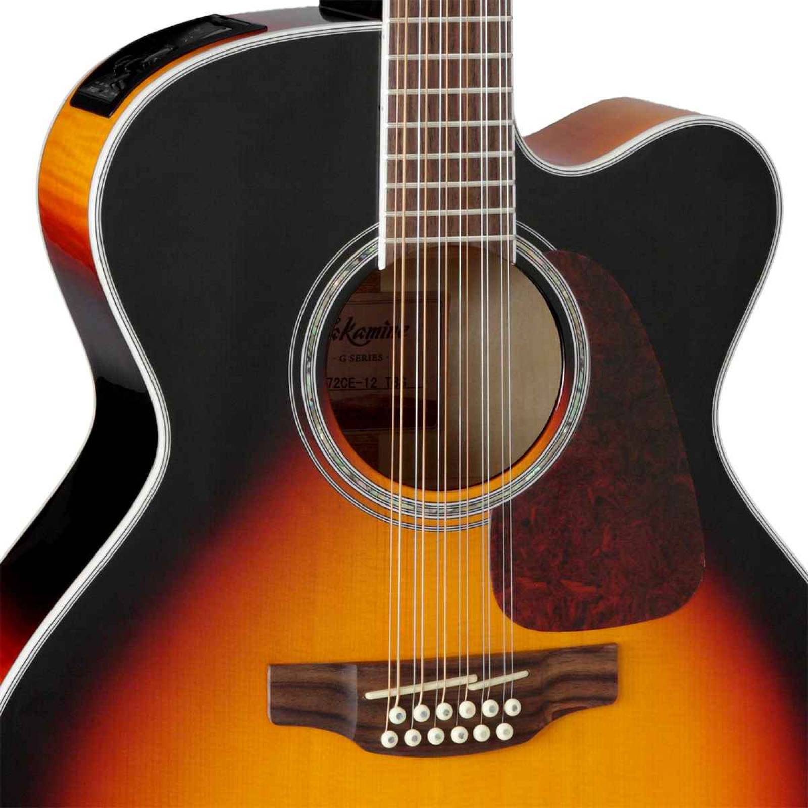 Guitarra Electroacústica 12 cuerdas de acero GJ72CE-12 BSB 
