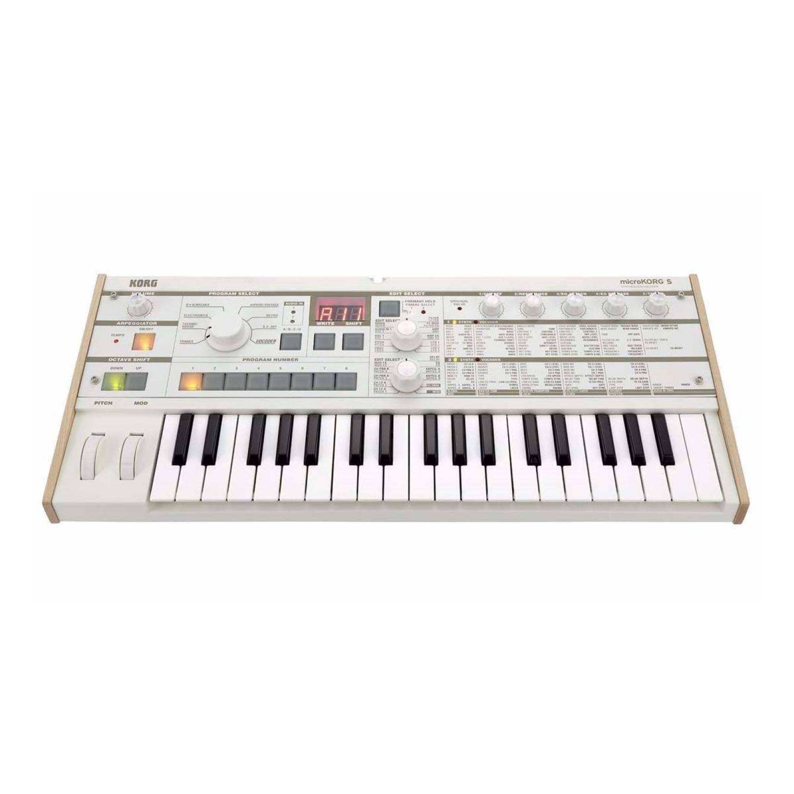 Sintetizador vocoder MICROKORG S MK-1S 