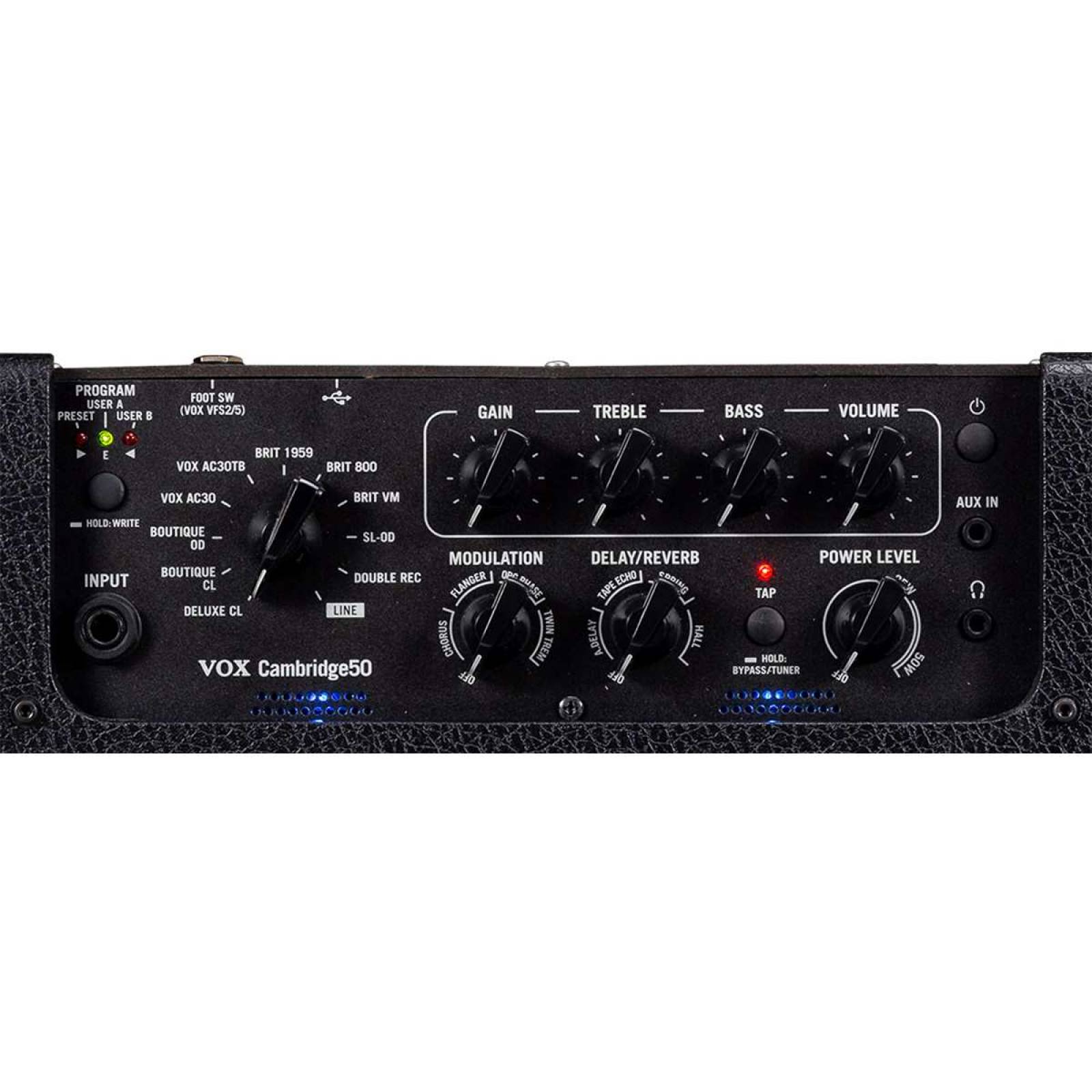 AMPLIFICADOR PARA GUITARRA 50W CAMBRIDGE50 