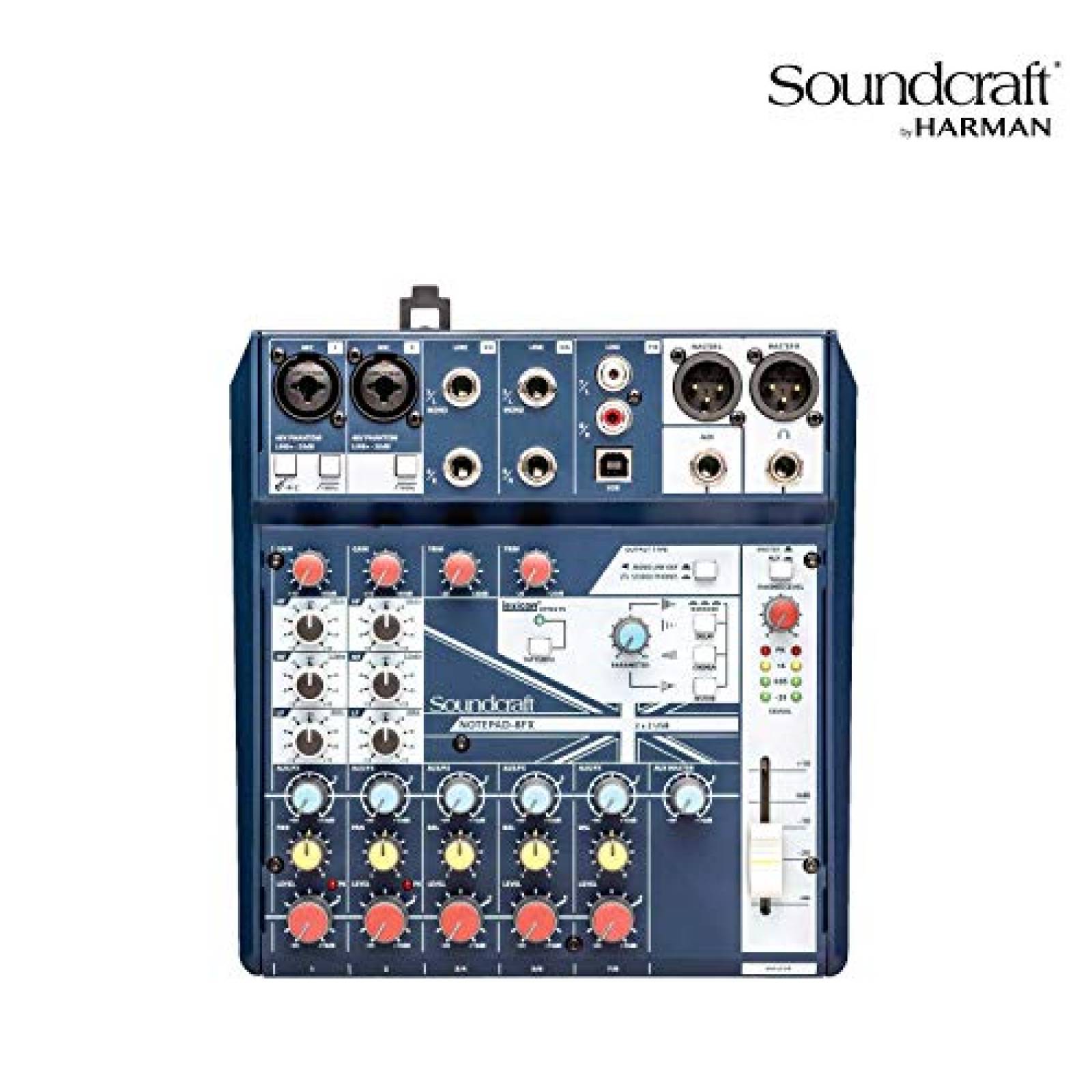 Soundcraft Notepad-8FX Mezclador analógico 8-ch 