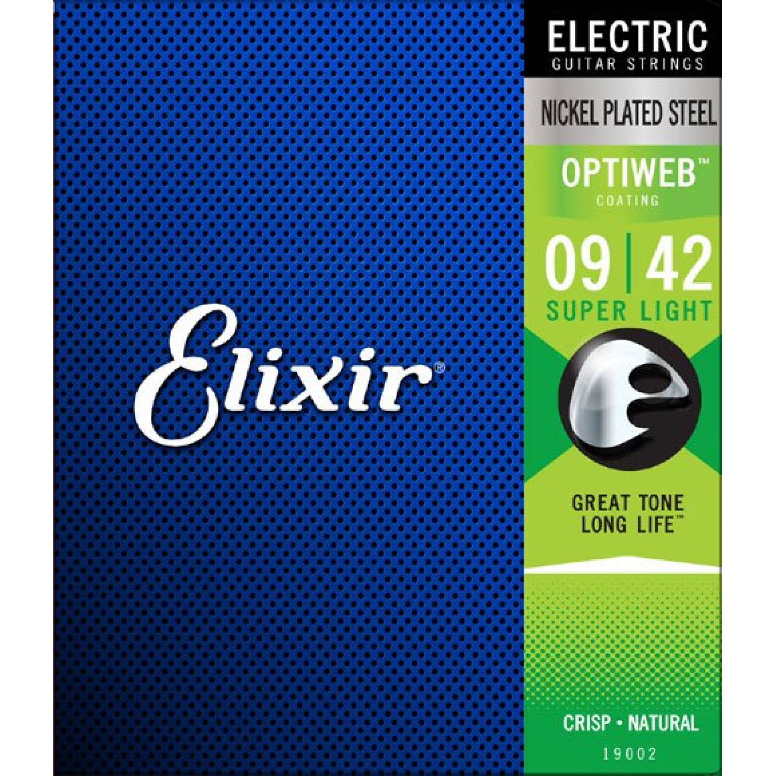 Cuerdas Guitarra Eléctrica Elixir 19002 Optiweb 09 42 