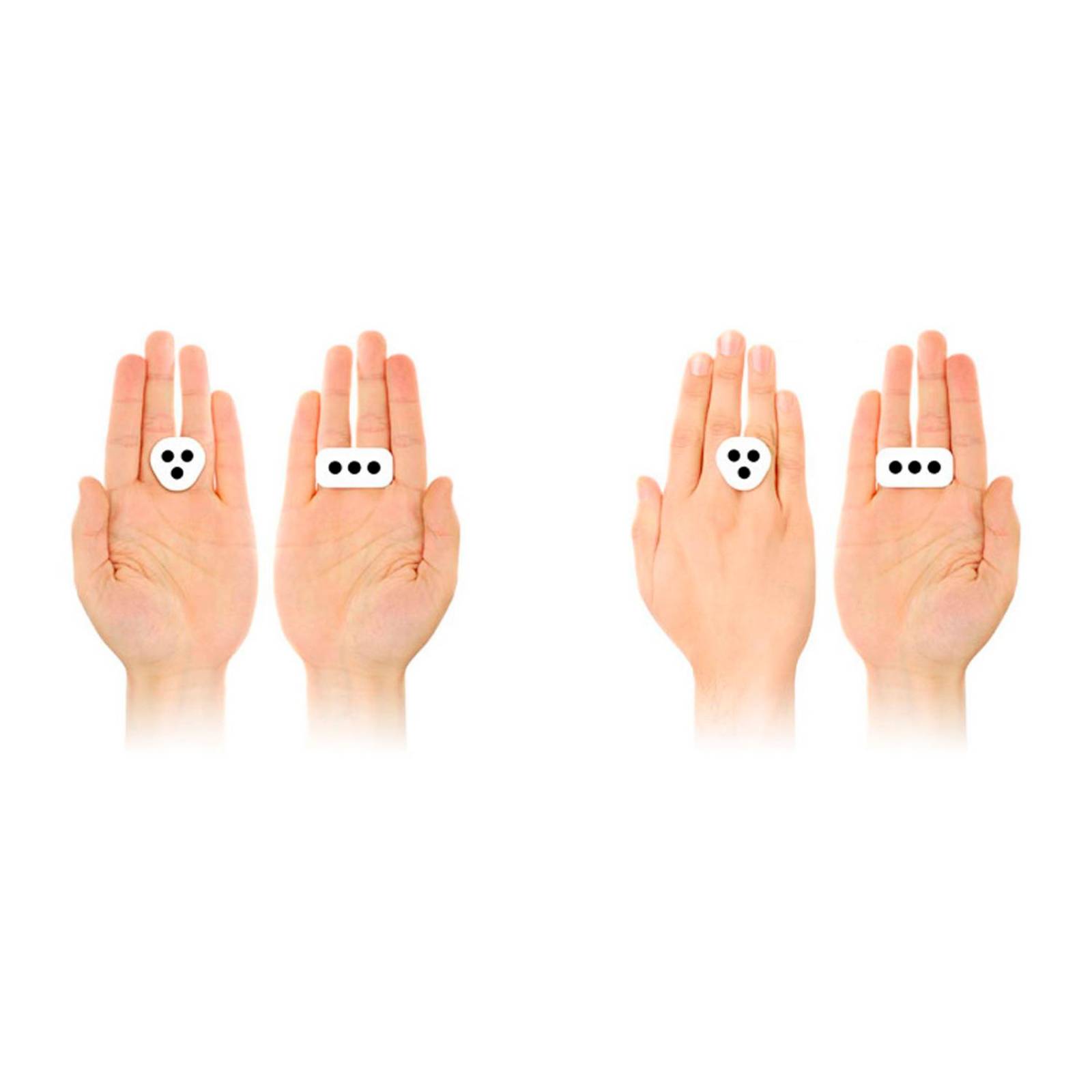 IK Multimedia 03-90041 iRing - Controlador de Movimiento inalámbrico para Dispositivos iOS, Blanco 