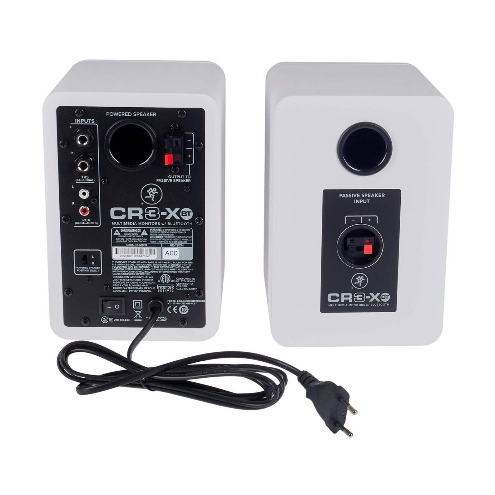 Monitores Multimedia Cr3-xbt De 3" Con Bluetooth MACKIE 