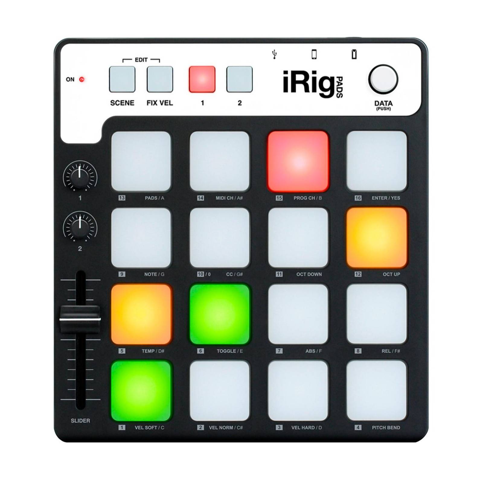 Controlador Midi IP-IRIG-PADS-IN IK MULTIMEDIA