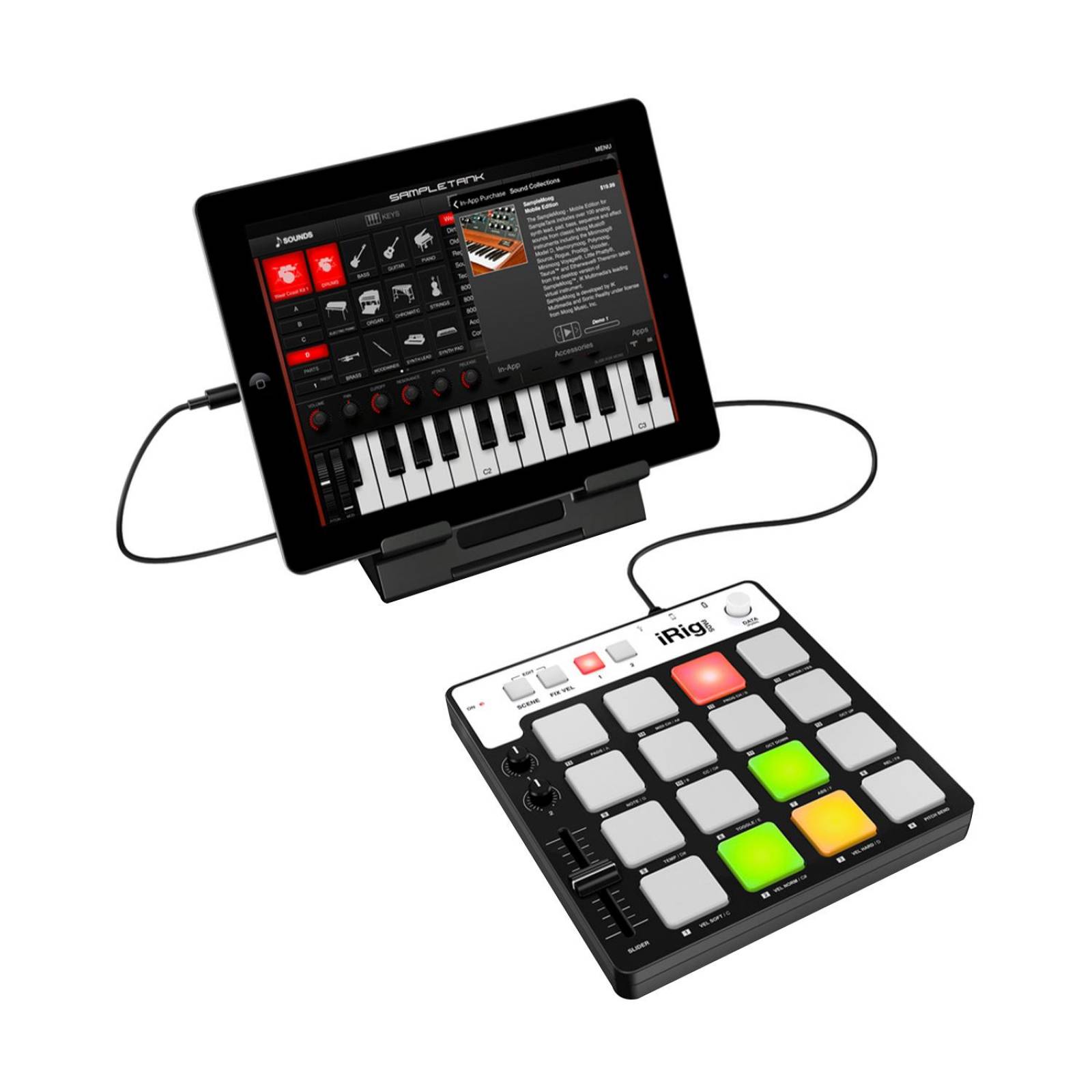 Controlador Midi IP-IRIG-PADS-IN IK MULTIMEDIA