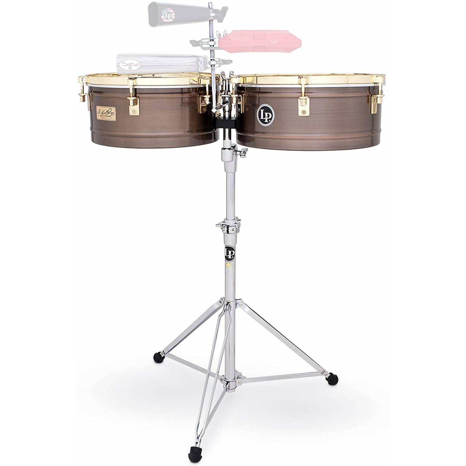 Timbales 14-15 Karl Perazzo Antique Bronze LP257-KP LATIN PERCUSSION 