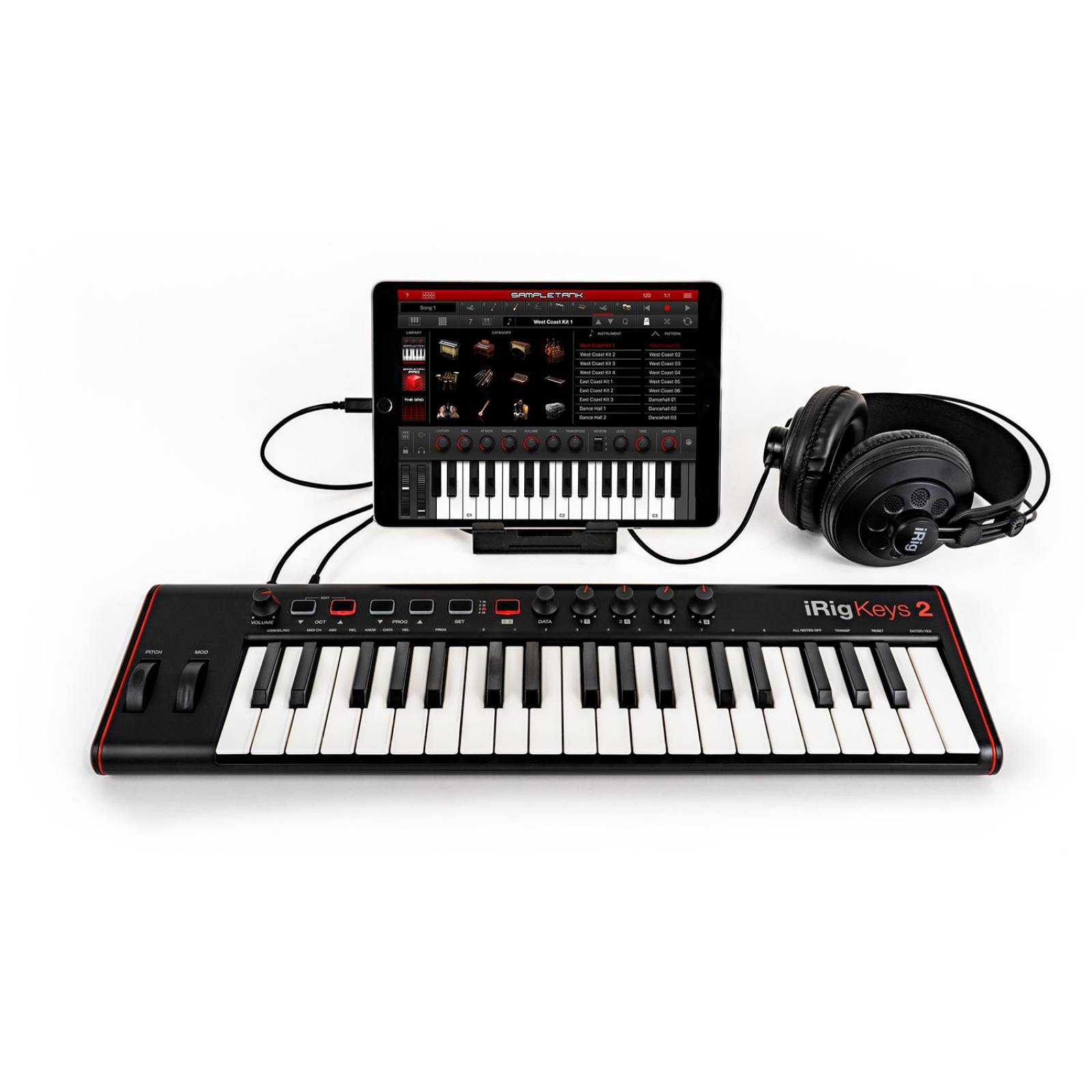Controlador MIDI IRIG KEYS 2 IK MULTIMEDIA
