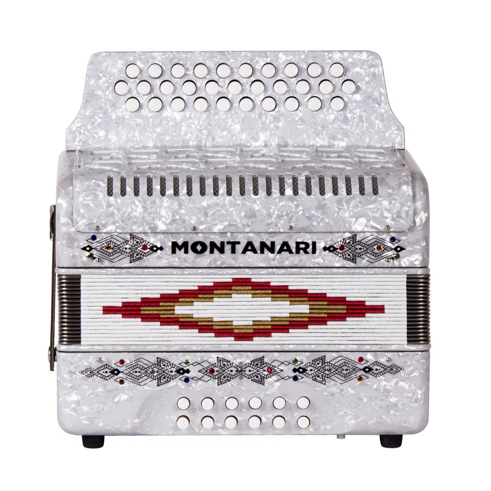 Acordeón de 31 Botones Estándar MONT PG (P) WH GCF MONTANARI 