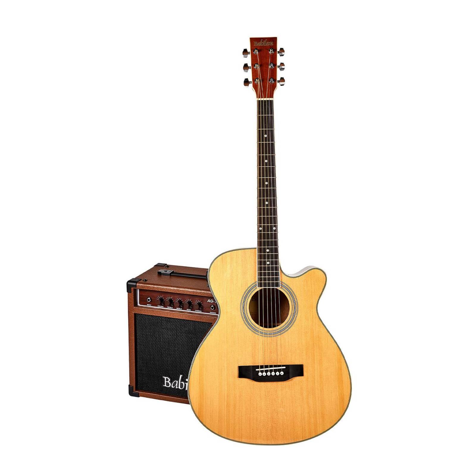 Paquete de Guitarra Electroacústica ALMERIA CE-PACK BABILON