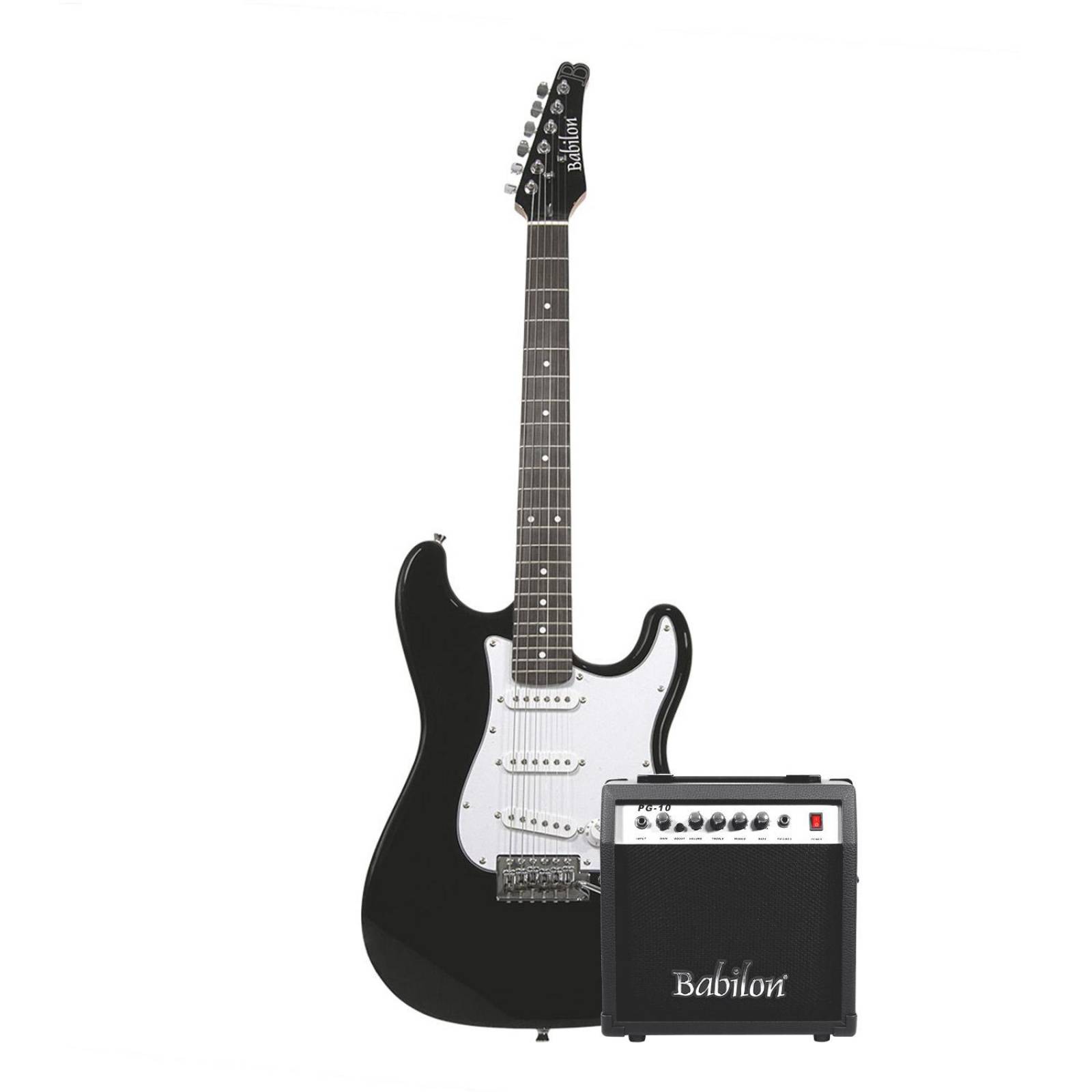 Paquete de Guitarra Eléctrica Color Negro EPIC - BK PACK BABILON 