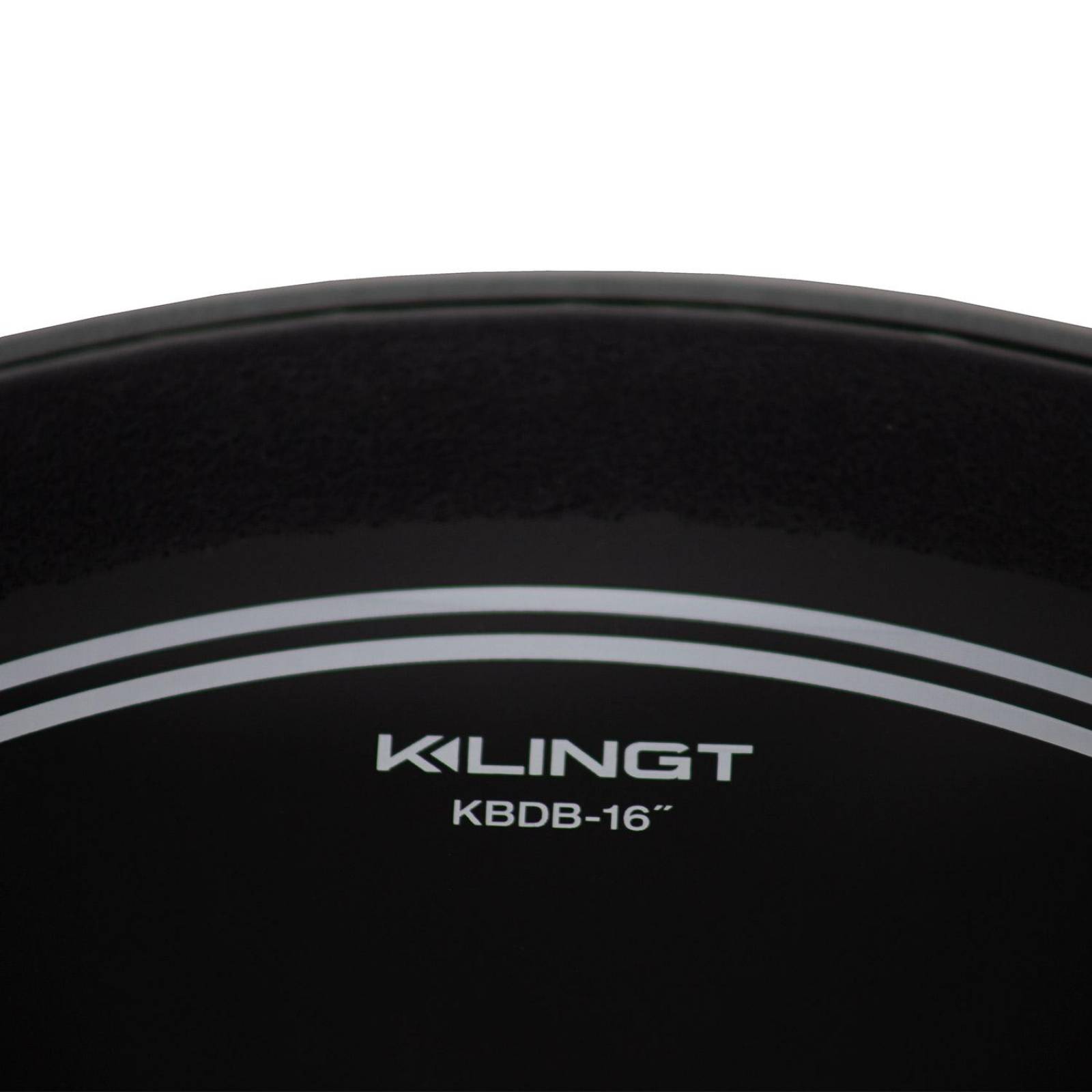 Parche para Batería 16 Black Double Batter KBDB-16 KLINGT 