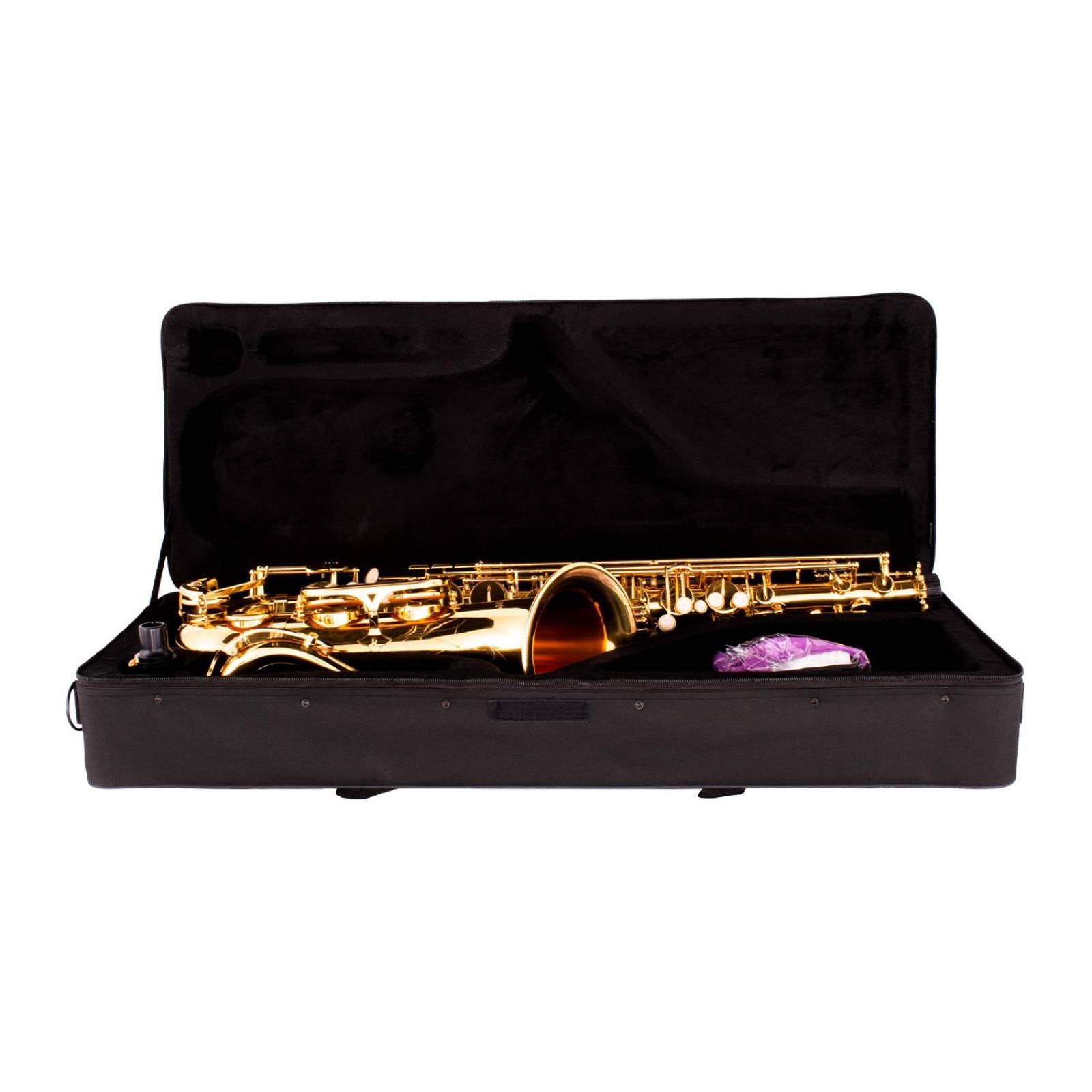 Saxofón Tenor Bb Dorado con Estuche FT-6435L KLINGT 