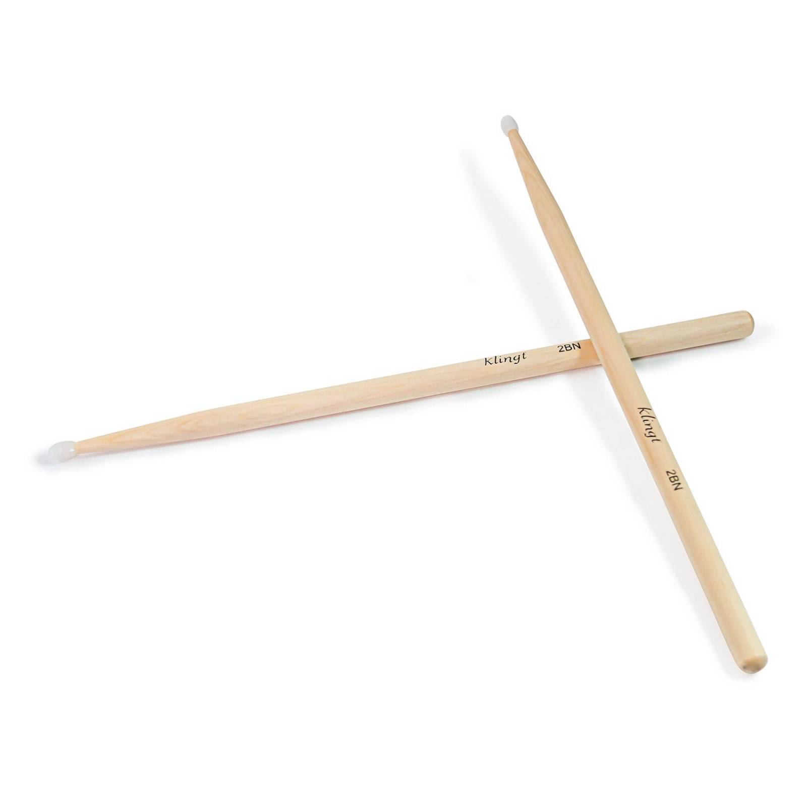 Par de Baquetas 2B Punta Nylon FT-2BN KLINGT 