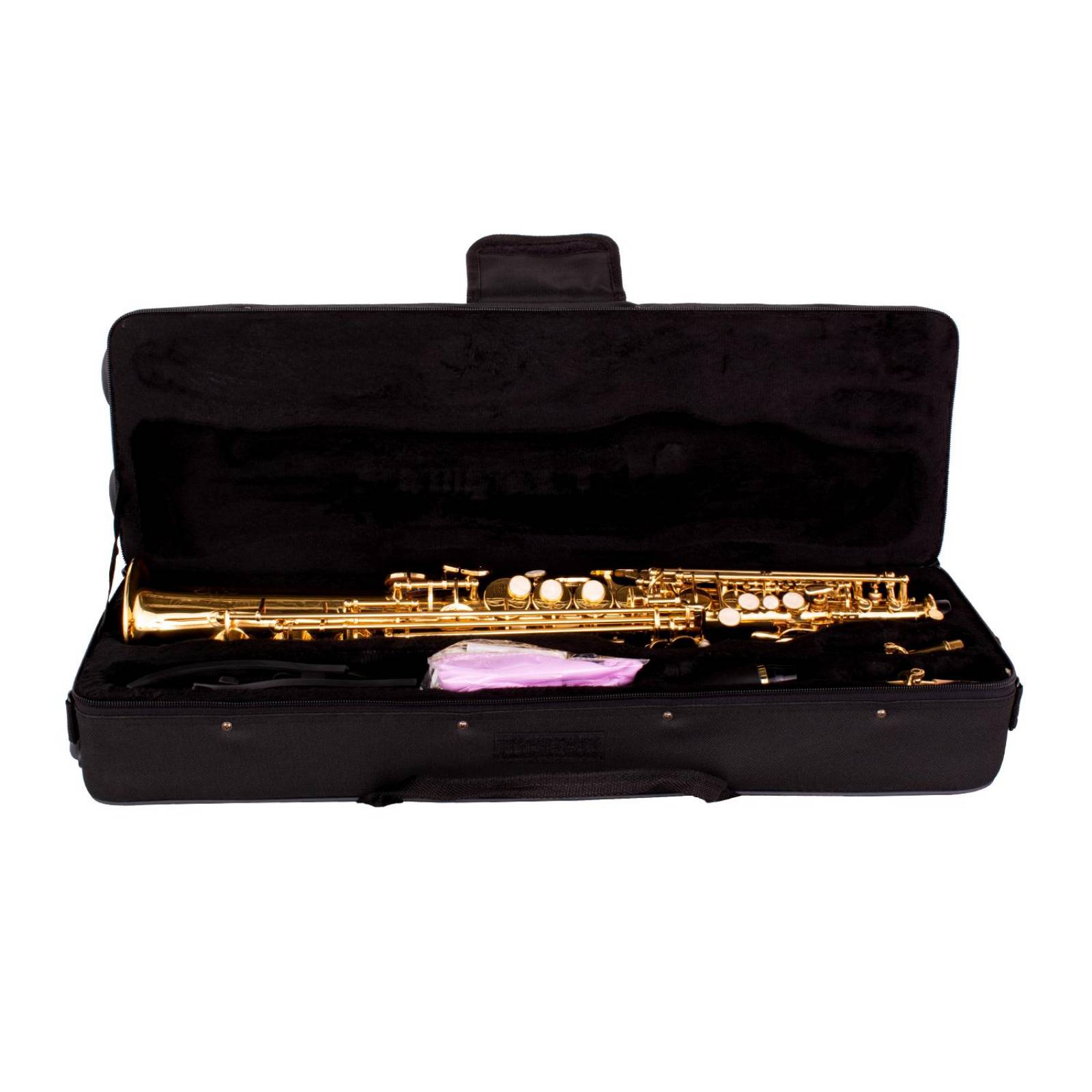 Saxofón Soprano Bb Dorado con Estuche FT-6433L KLINGT. 