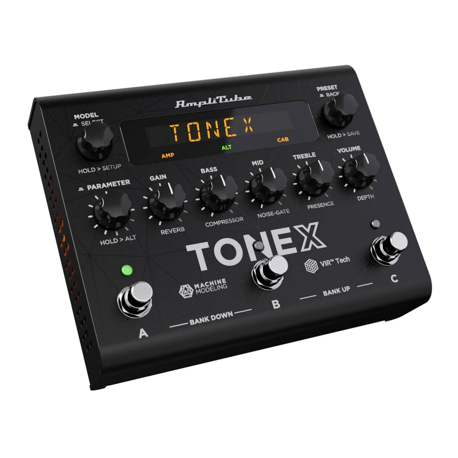 Pedal de Modelado de Tono para Guitarra y Bajo TONE-X IK MULTIMEDIA 