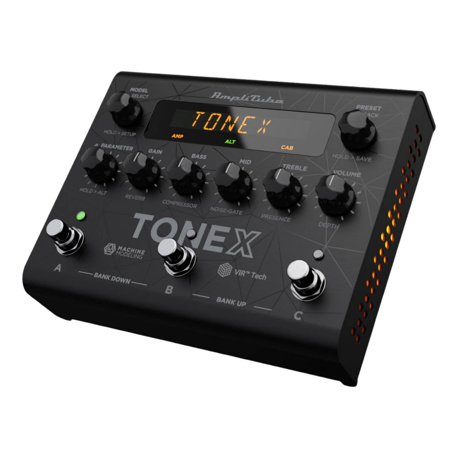 Pedal de Modelado de Tono para Guitarra y Bajo TONE-X IK MULTIMEDIA 