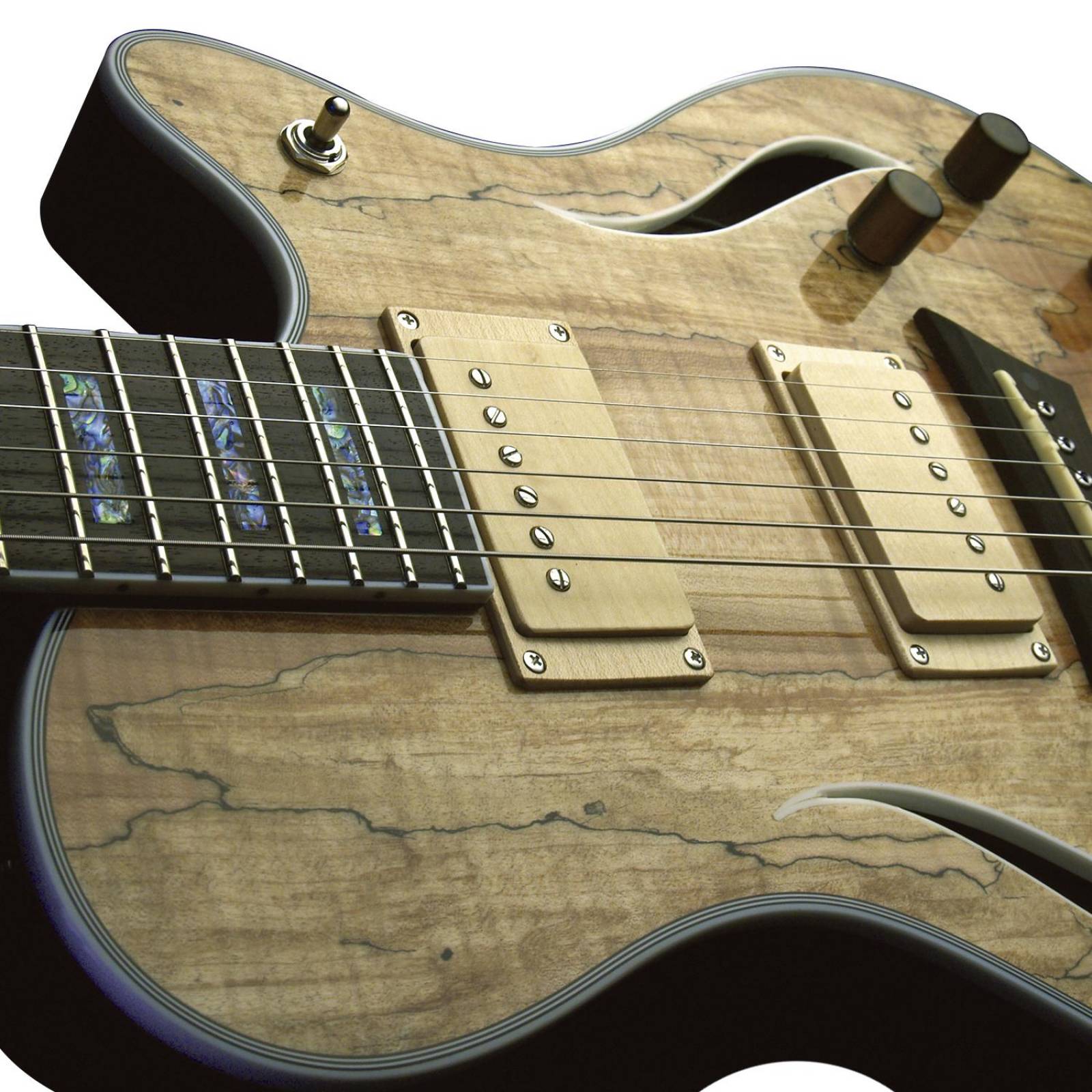 Guitarra Híbrida Hybrid Special con Estuche MKHSSSBPYZ W-CASE MICHAEL KELLY 