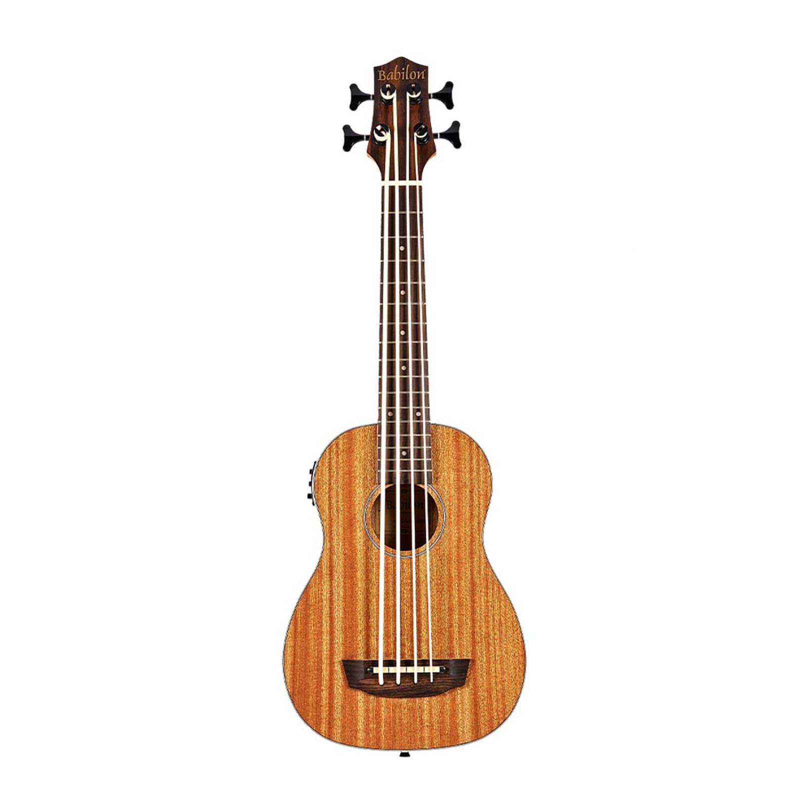 Ukulele Bajo Color Natural de 4 Cuerdas KIHEI BABILON