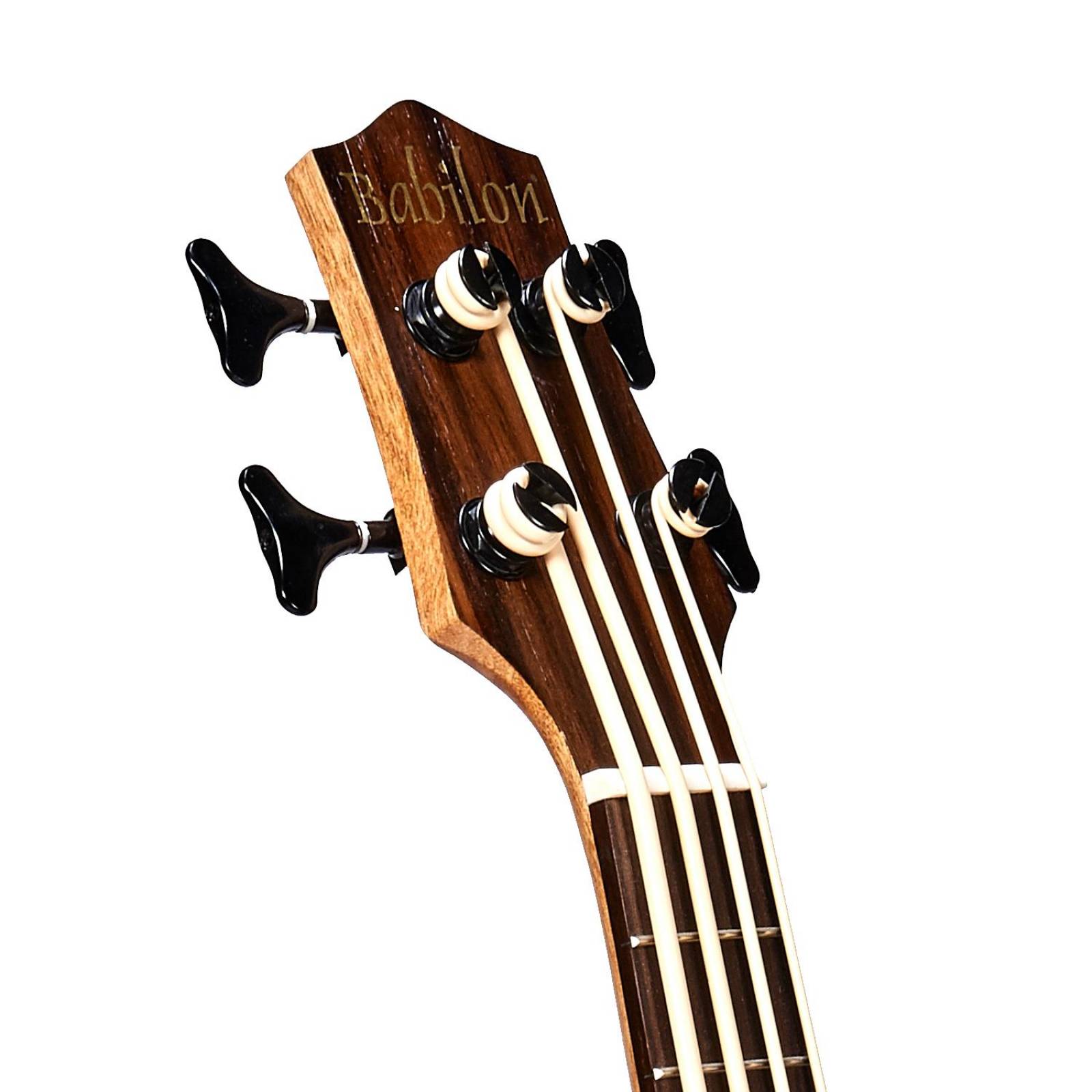 Ukulele Bajo Color Natural de 4 Cuerdas KIHEI BABILON