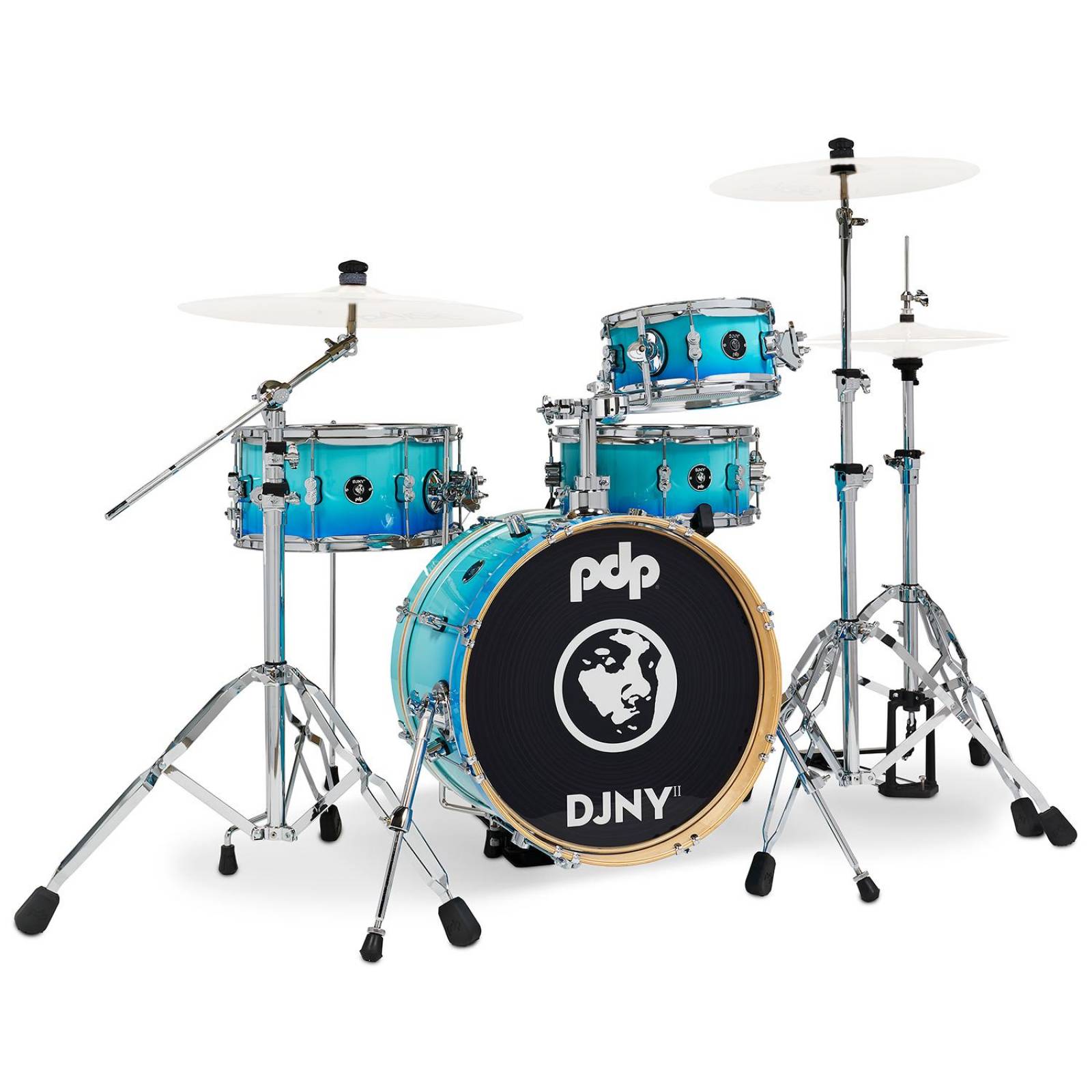 Batería Daru Jones New Yorker ll Lacquer 4 Piezas PDDJ1804WH-BF PACIFIC DRUMS 