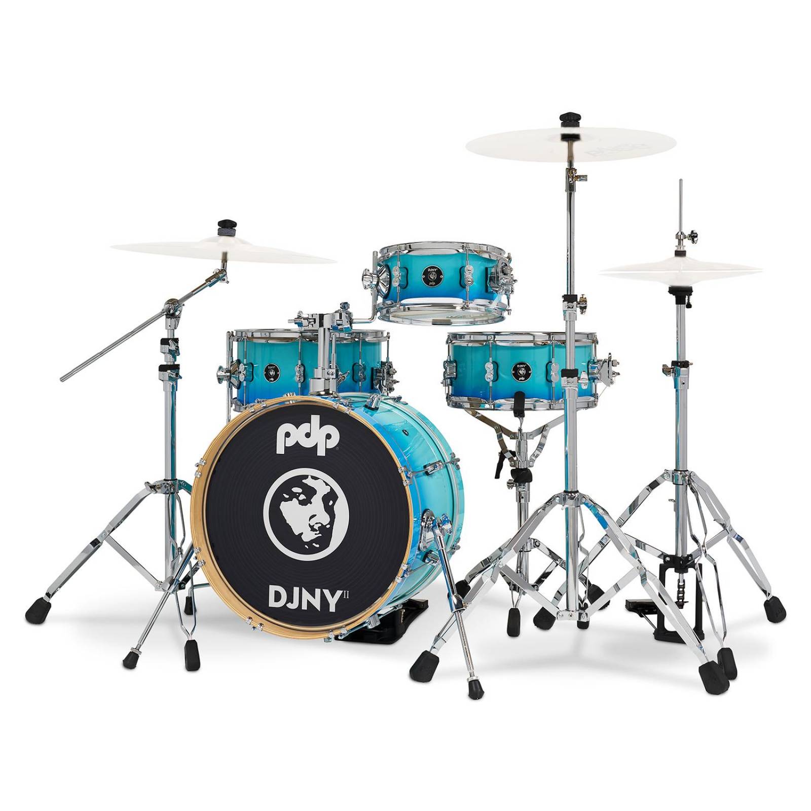 Batería Daru Jones New Yorker ll Lacquer 4 Piezas PDDJ1804WH-BF PACIFIC DRUMS 