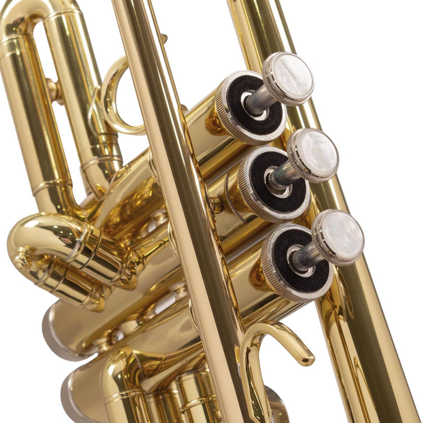 Trompeta Yellow Brass en Si bemol VOSI TR2560LQ-AH ANTIGUA 