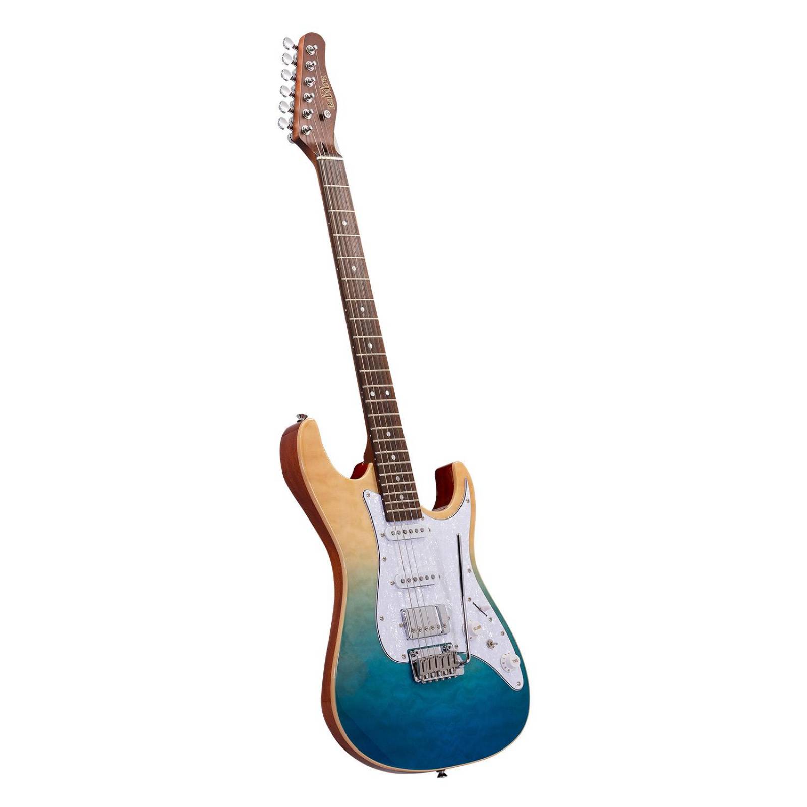 Guitarra Eléctrica con Case Serie Unique LEGGEND-BL BABILON 