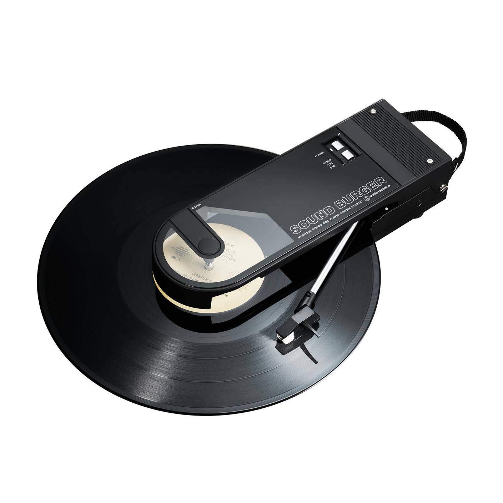 Tornamesa Portátil Sound Burger AT-SB727-BK AUDIO TECHNICA 