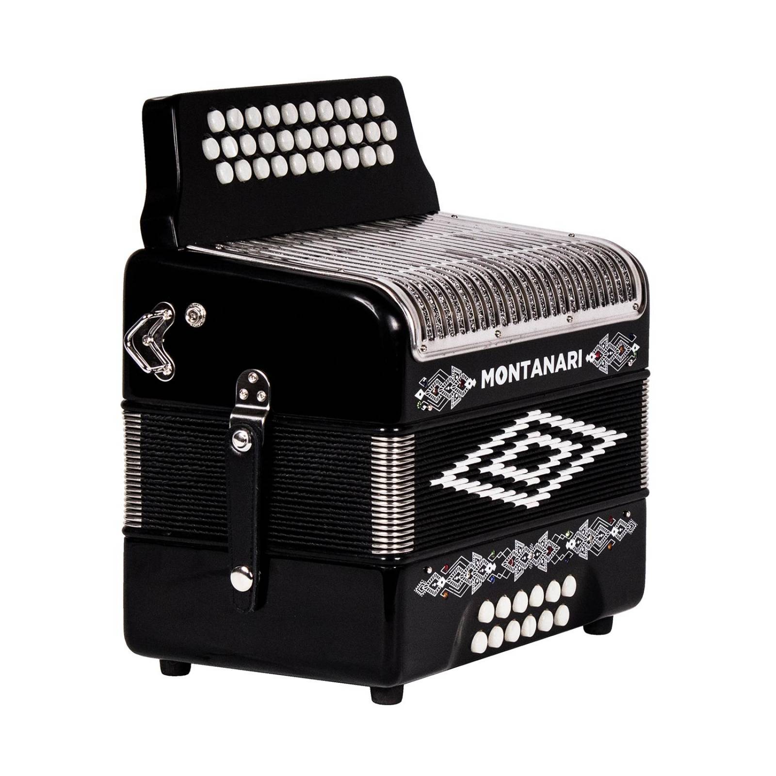 Acordeón de 31 Botones en Mi MONT MG (G) BK EAD MONTANARI
