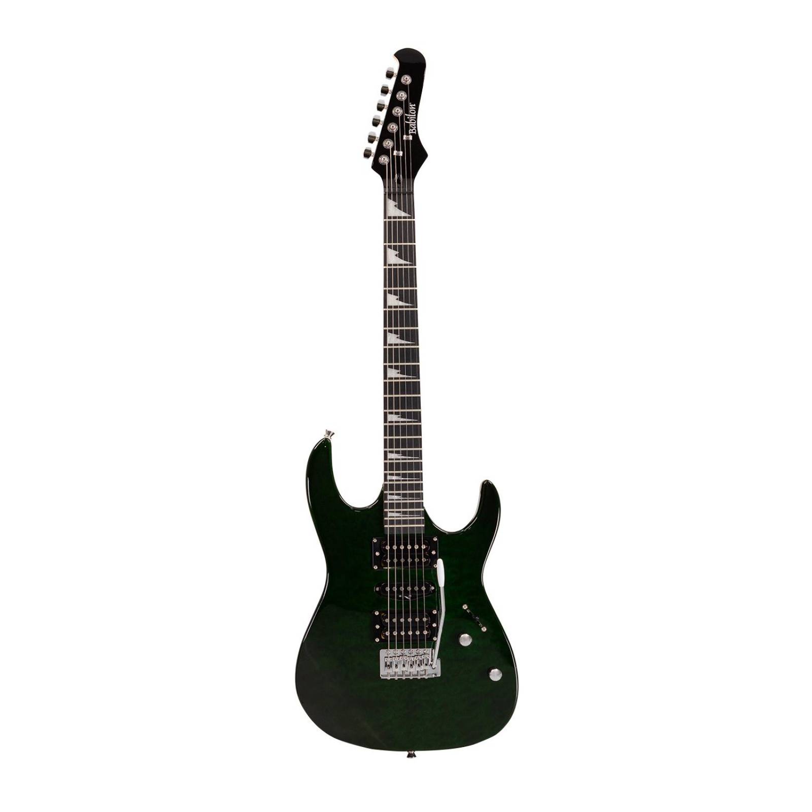 Guitarra Eléctrica Color Verde Sombreado MITHOS-TGR BABILON 