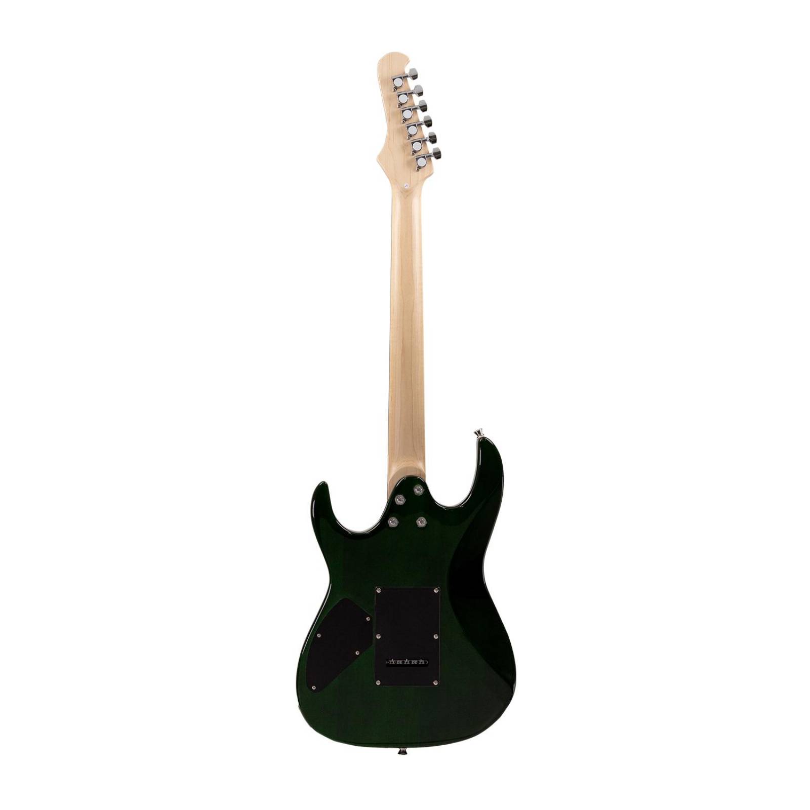 Guitarra Eléctrica Color Verde Sombreado MITHOS-TGR BABILON 