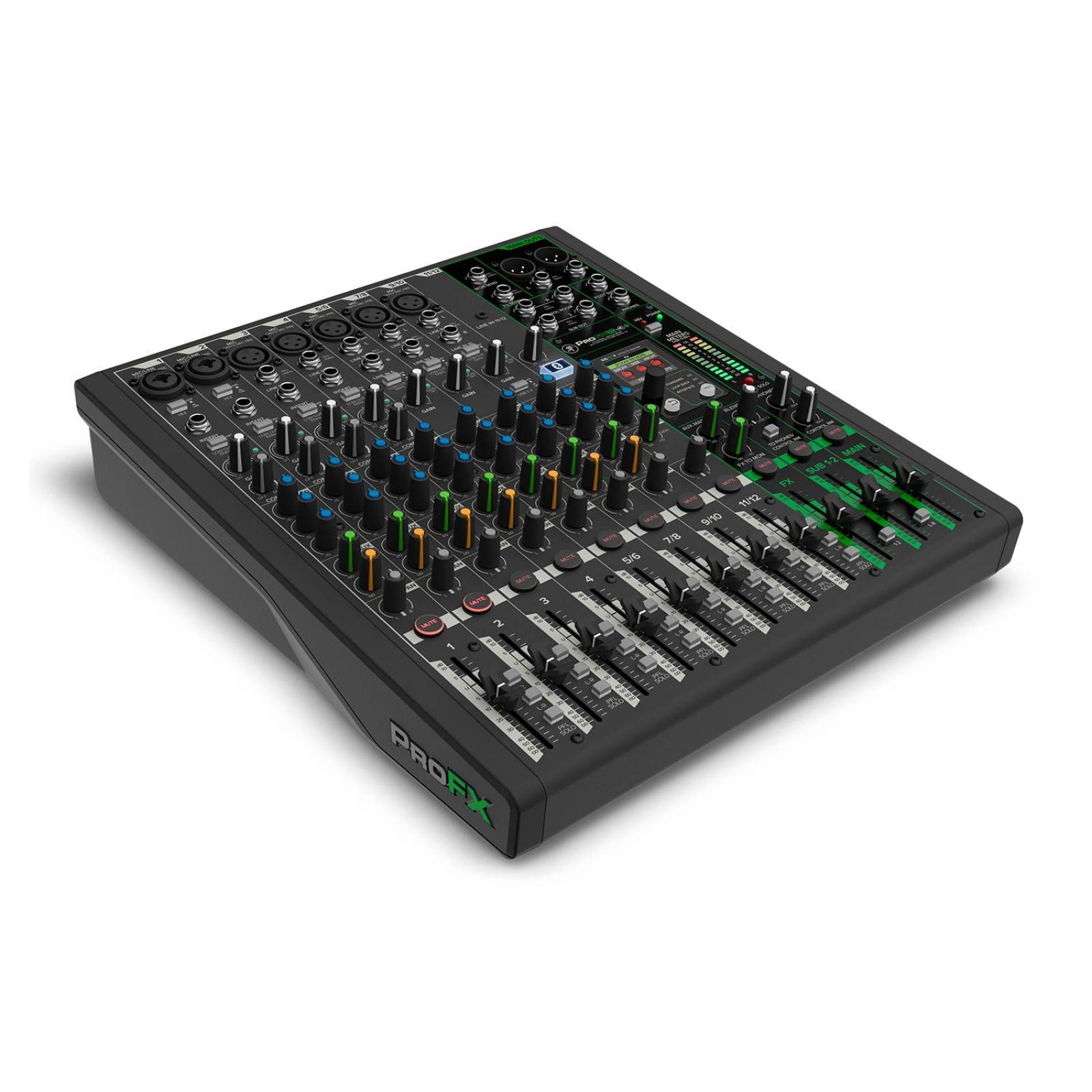 Mezcladora Análoga con Interfaz de 12 Canales PROFX12V3 PLUS MACKIE 
