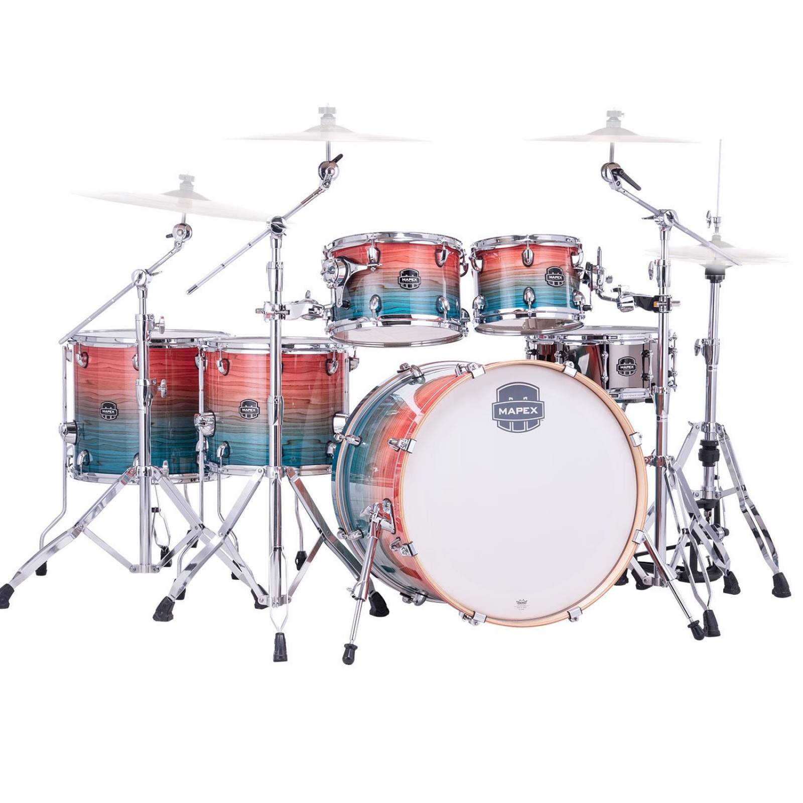 Batería Serie Armory de 6 piezas Garnet Ocean LTAR628S-HC-CI MAPEX 
