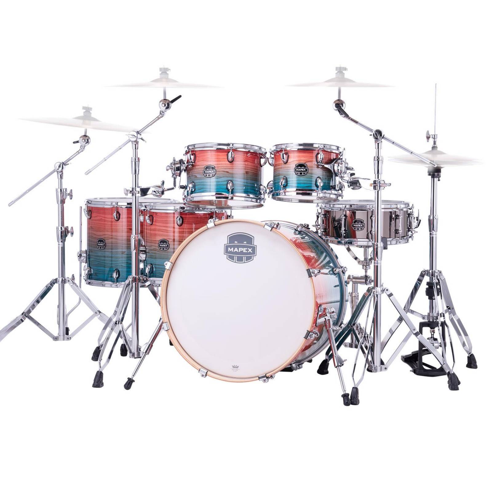 Batería Serie Armory de 6 piezas Garnet Ocean LTAR628S-HC-CI MAPEX 