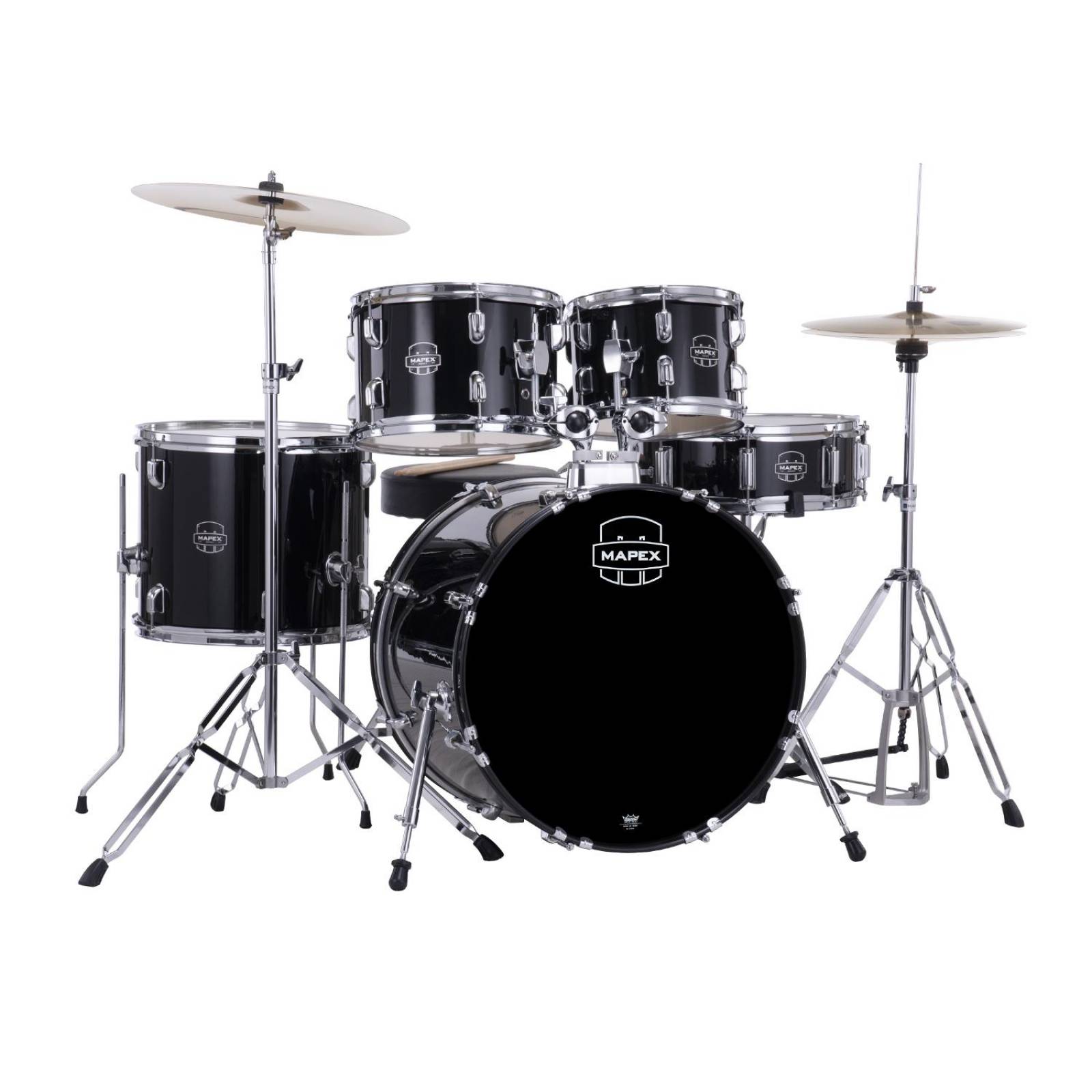 Batería de 5 pzs Serie COMET Color Dark Black CM5044FTC-DK-SC MAPEX 