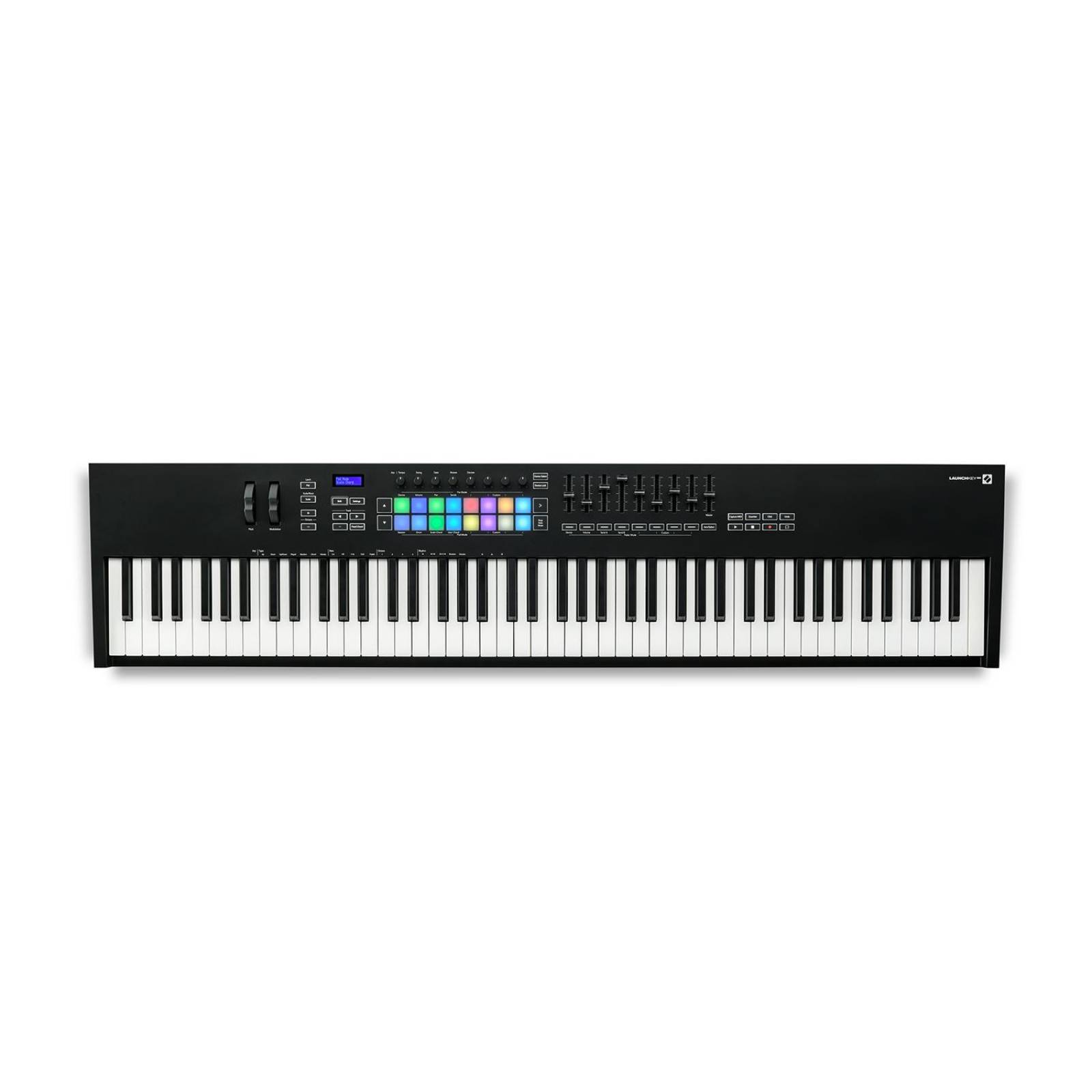 Teclado Controlador MIDI 88 Teclas Semi Pesadas LAUNCHKEY 88 MK3 NOVATION 