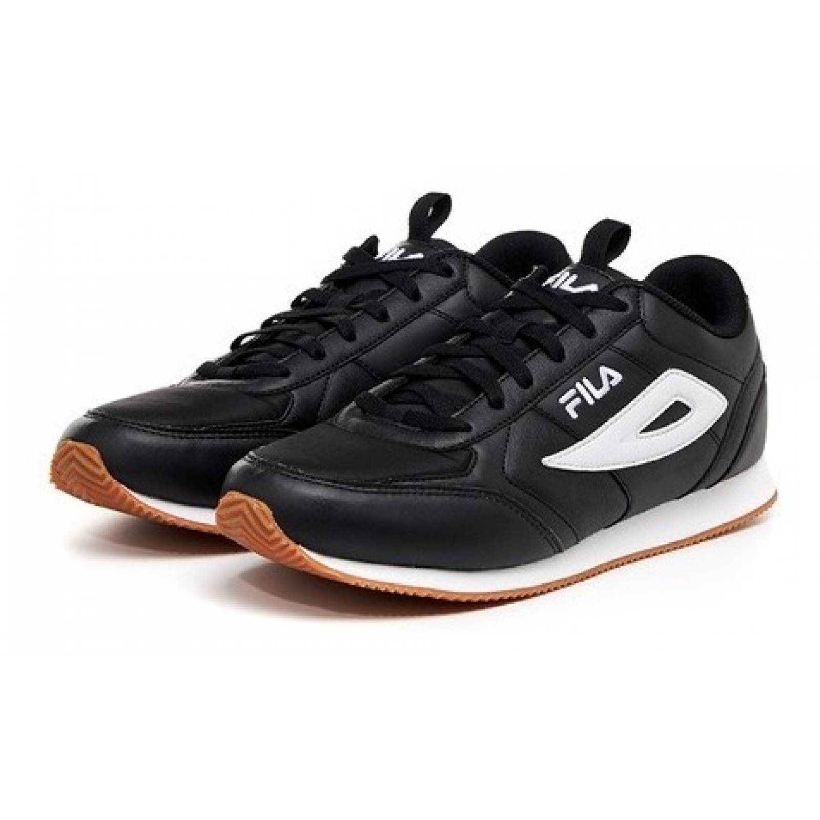 Tenis Fila Hombre Negro Zellini Gum Black