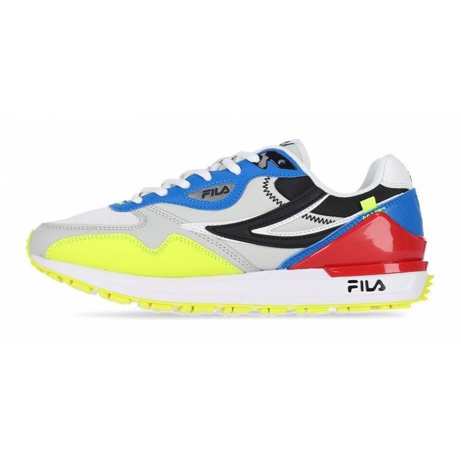 Tenis Fila Hombre Blanco Valado 2 Amarillo