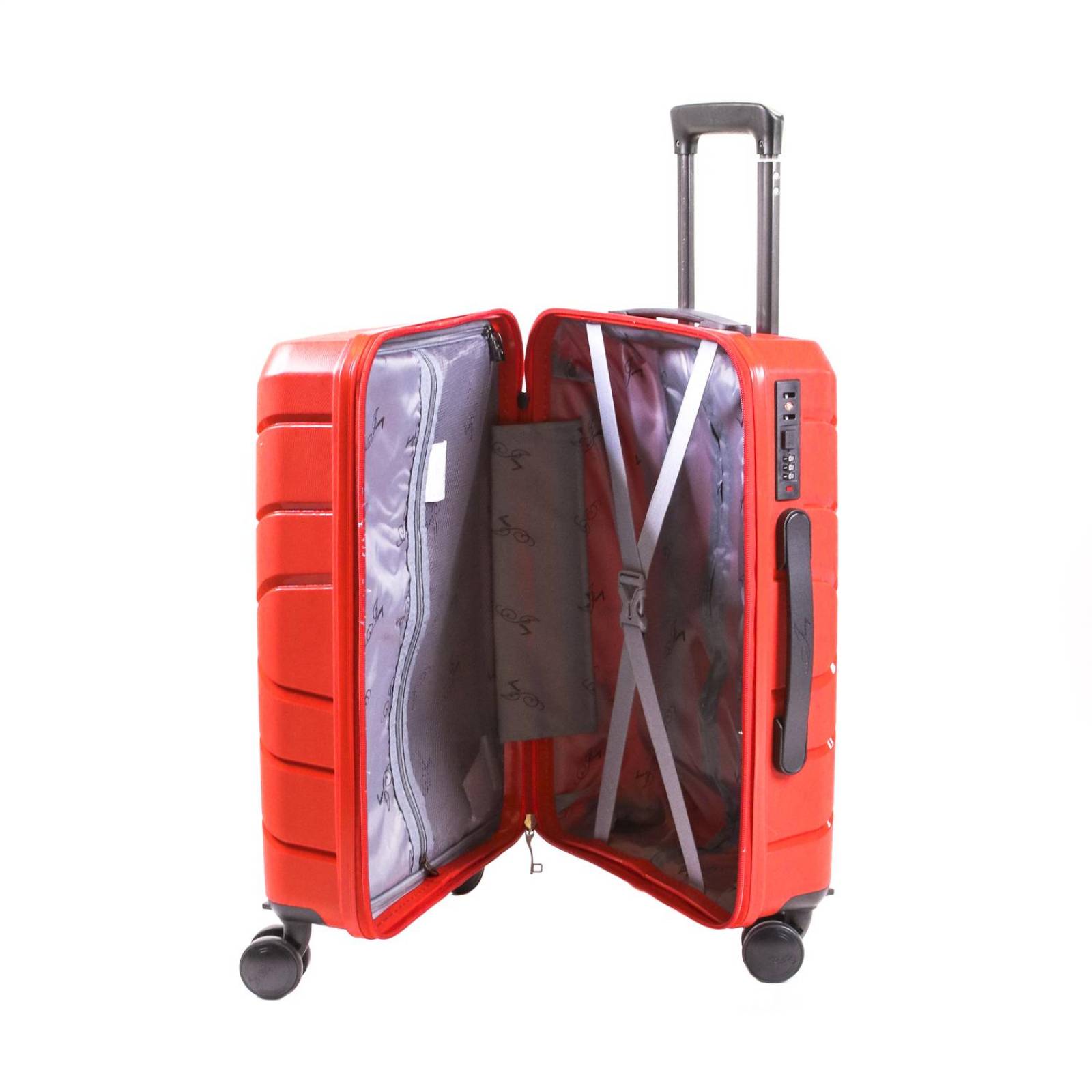 Maleta De Cabina Jon Z-01 18" Rojo  