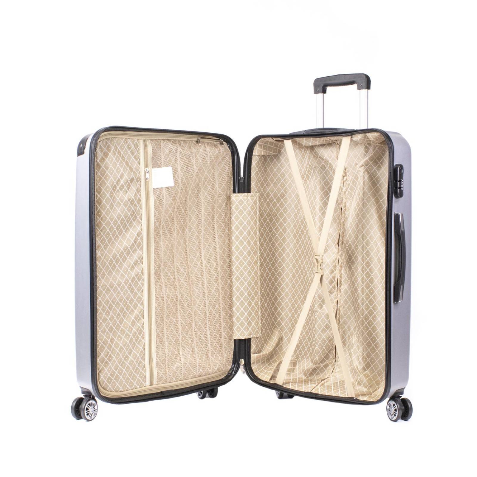 Maleta Jon 012 28" Plata  