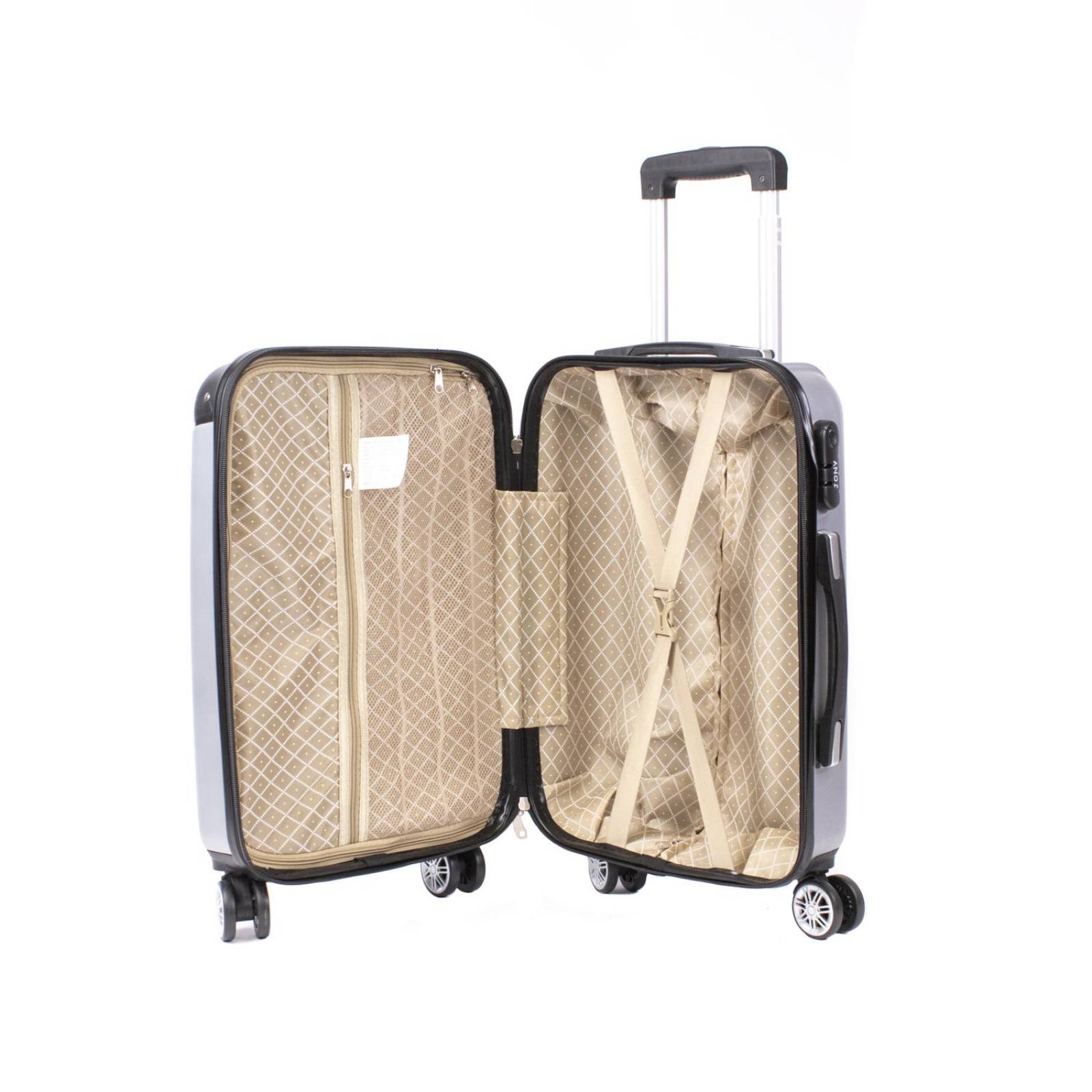 Maleta De Cabina Jon 012 20" Plata  