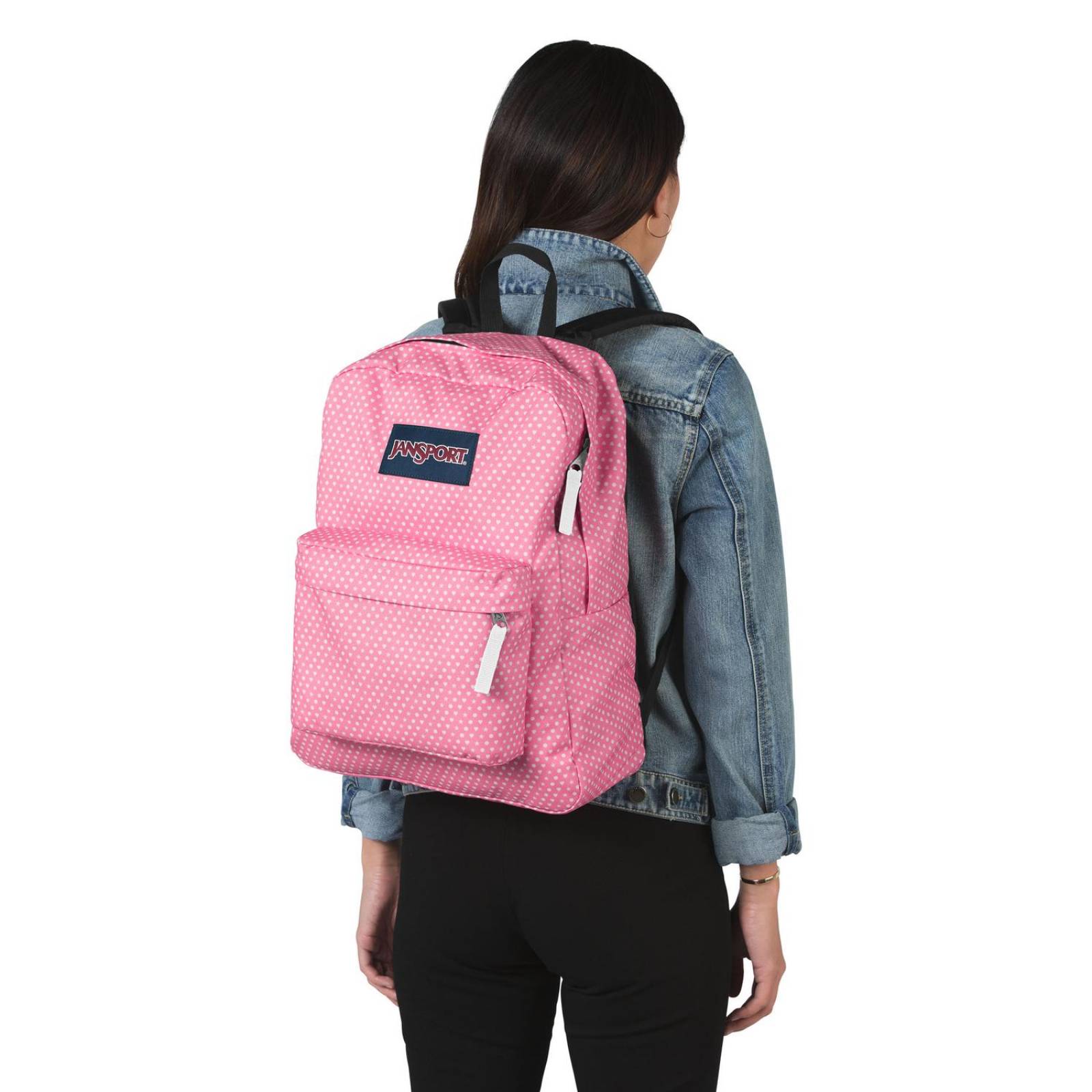 Mochila Jansport Superbreak One Prism Pink Icons Print  