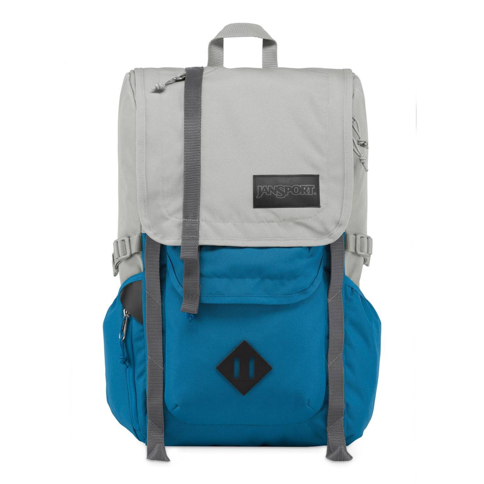 Mochila Jansport Hatchet Sleet/Blue Jay  
