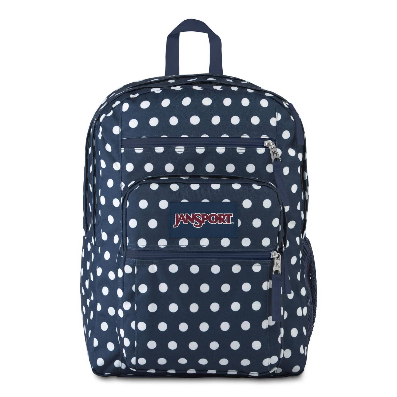 Mochila Jansport Big Student Dark Denim Polkadot Print  