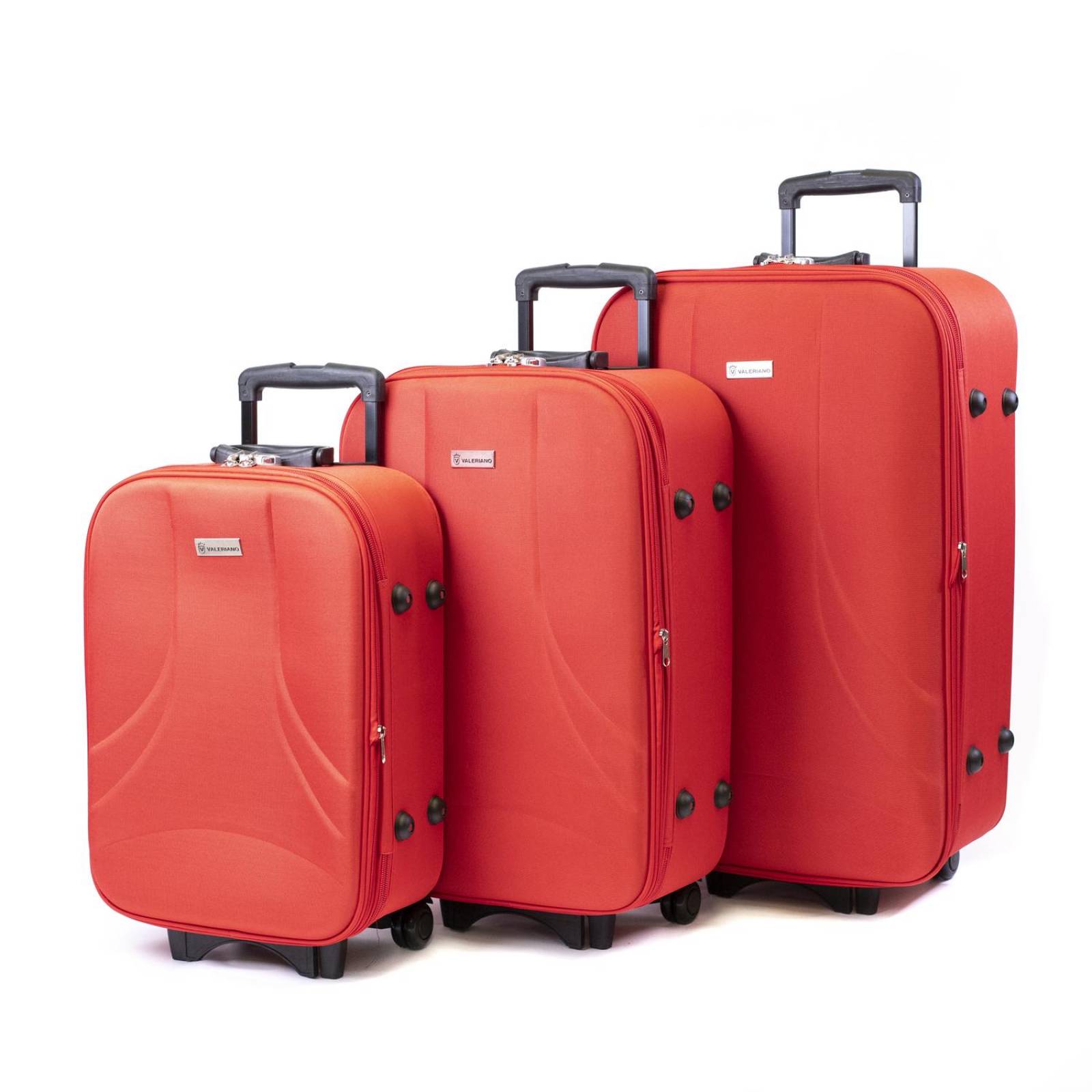 Set De Maletas Castellon 28", 24" Y 20" Rojo  